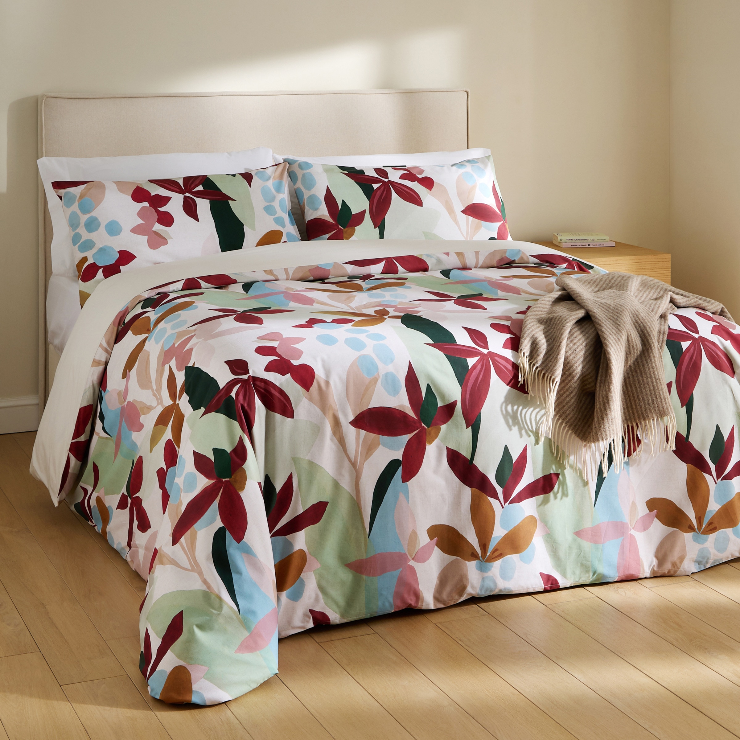 Conjunto de Capa de Edredão de Algodão Hove Multicolor-1
