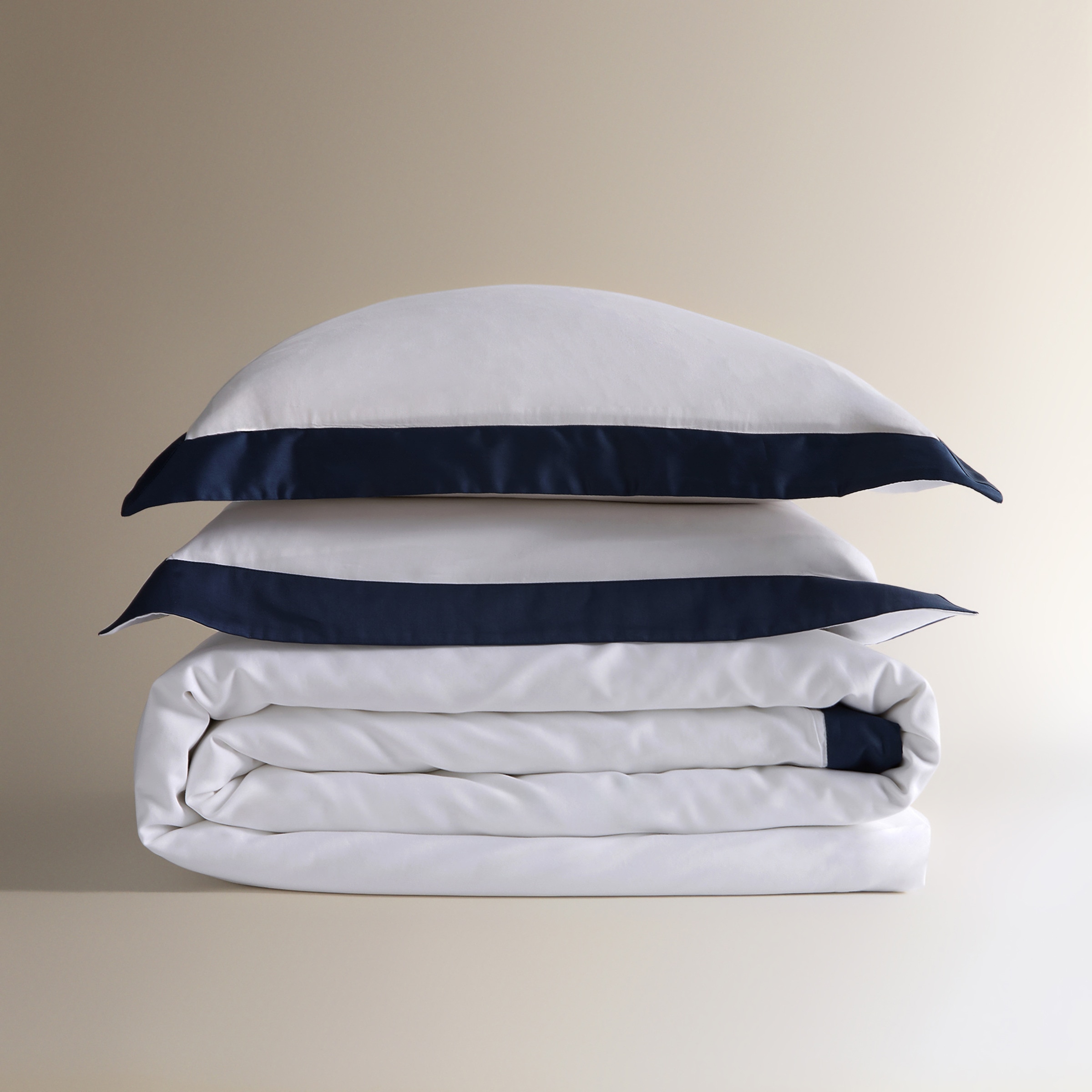 Funda nórdica algodón satén Avenue - Azul marino Cama 90 cm Azul marino-6