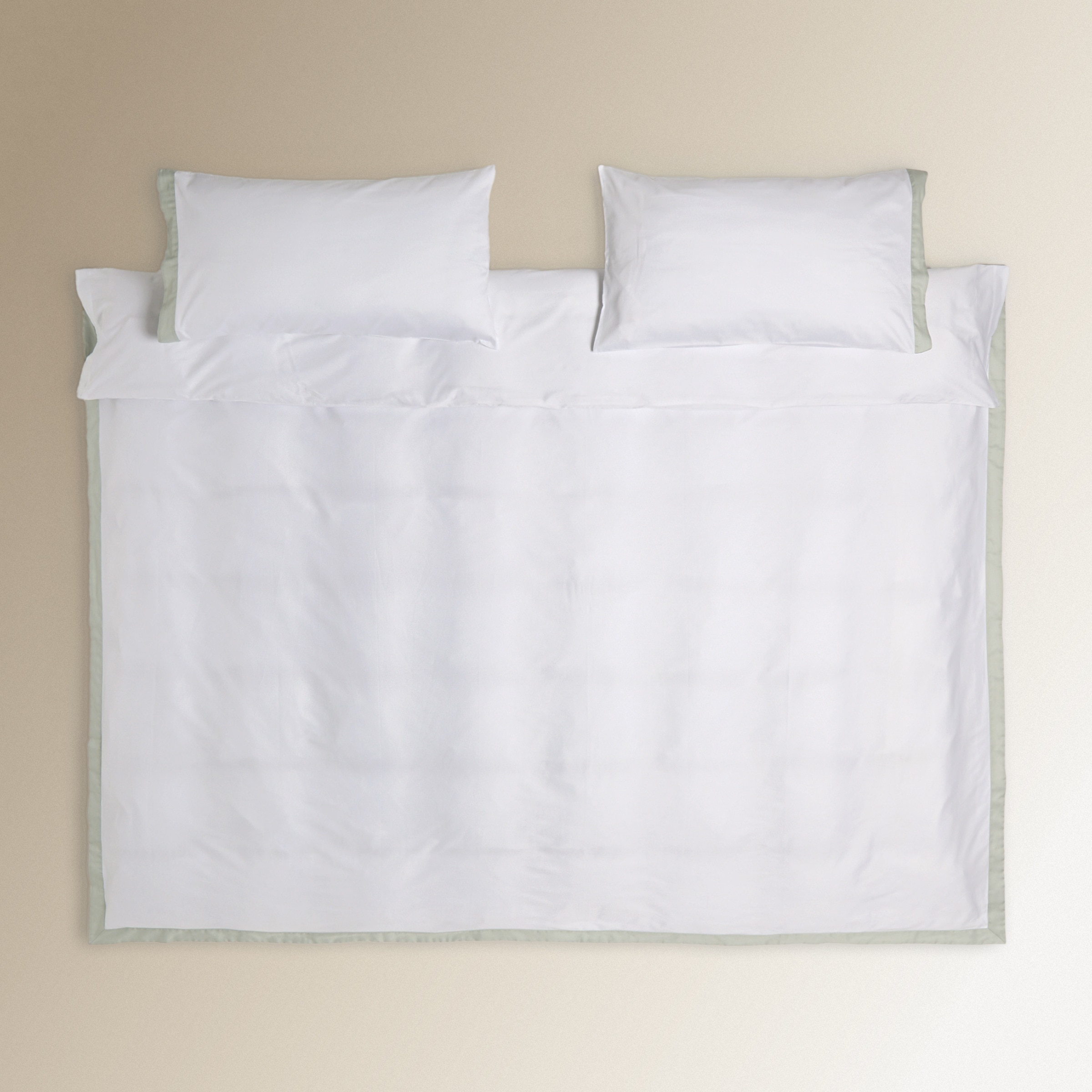 Funda nórdica algodón satén Avenue - Verde Agua Cama 150 cm Verde Agua-2