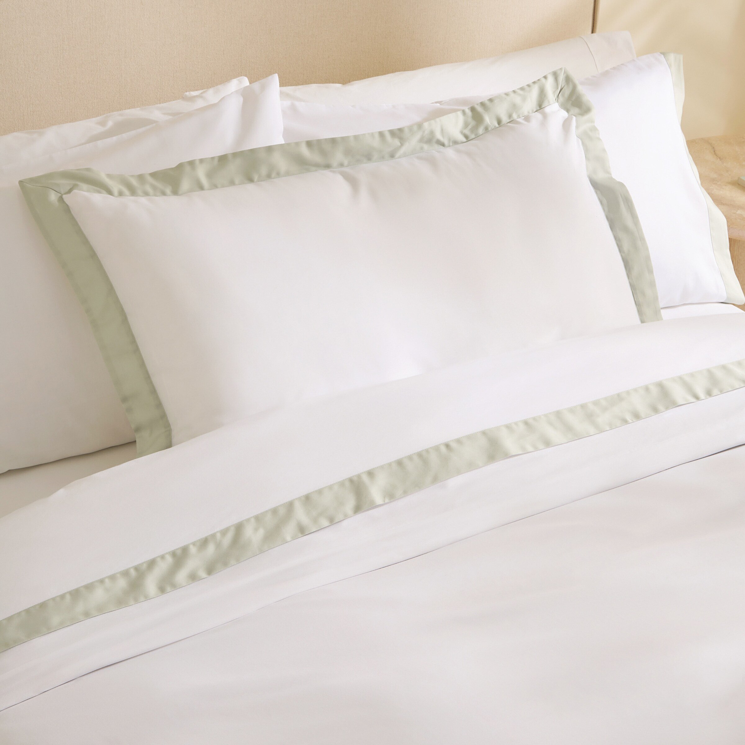 Funda nórdica algodón satén Avenue - Verde Agua Cama 150 cm Verde Agua-7