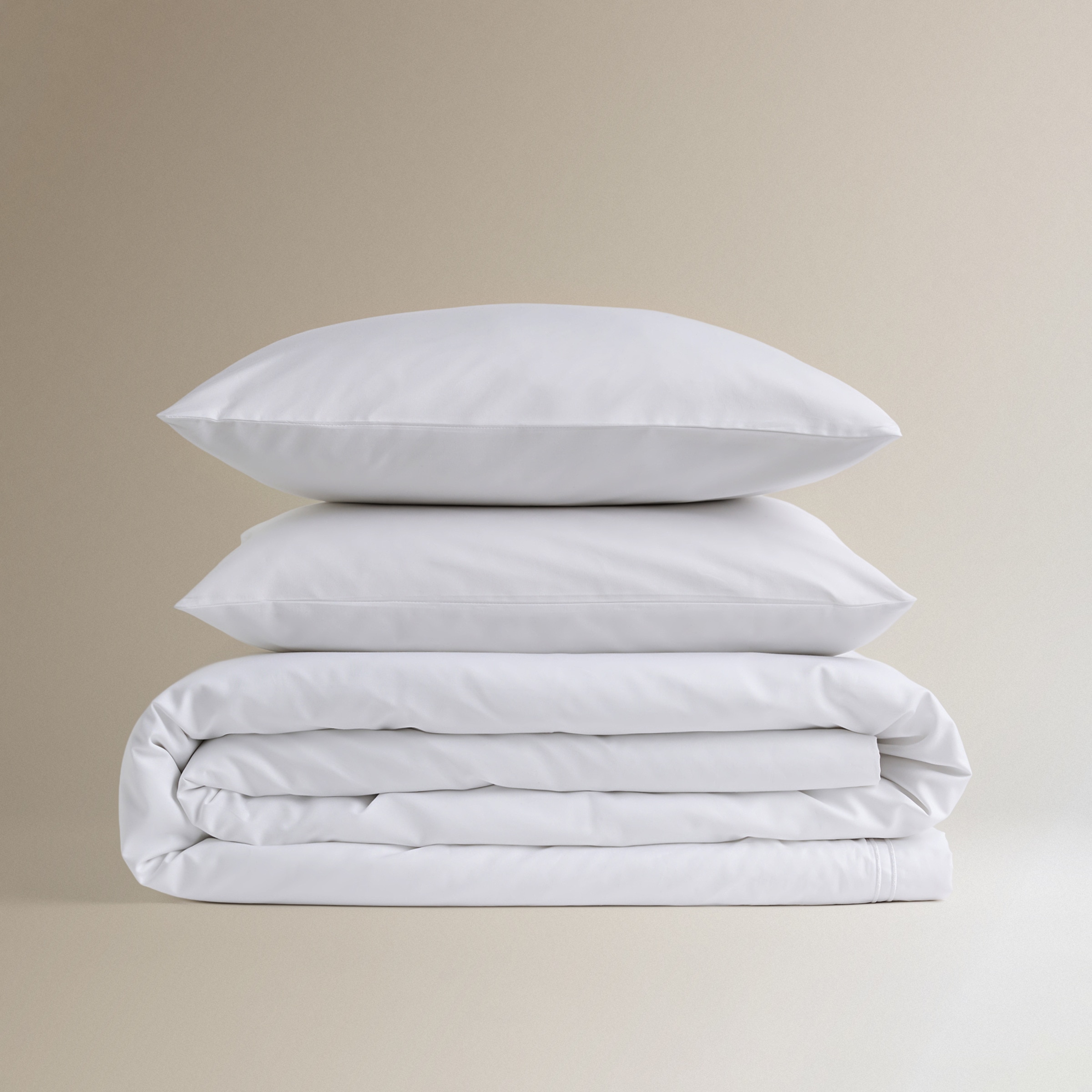 Juego de funda nórdica percal algodón egipcio 400 hilos Hotel El Corte Inglés - Blanco Cama 90 cm Blanco-6