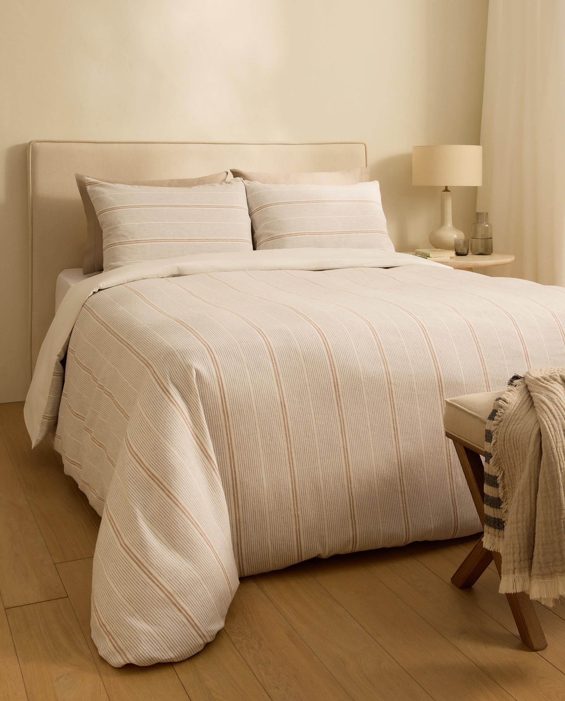 Imagem 0 de Conjunto de Capa de Edredão de Linho e Algodão Arendal