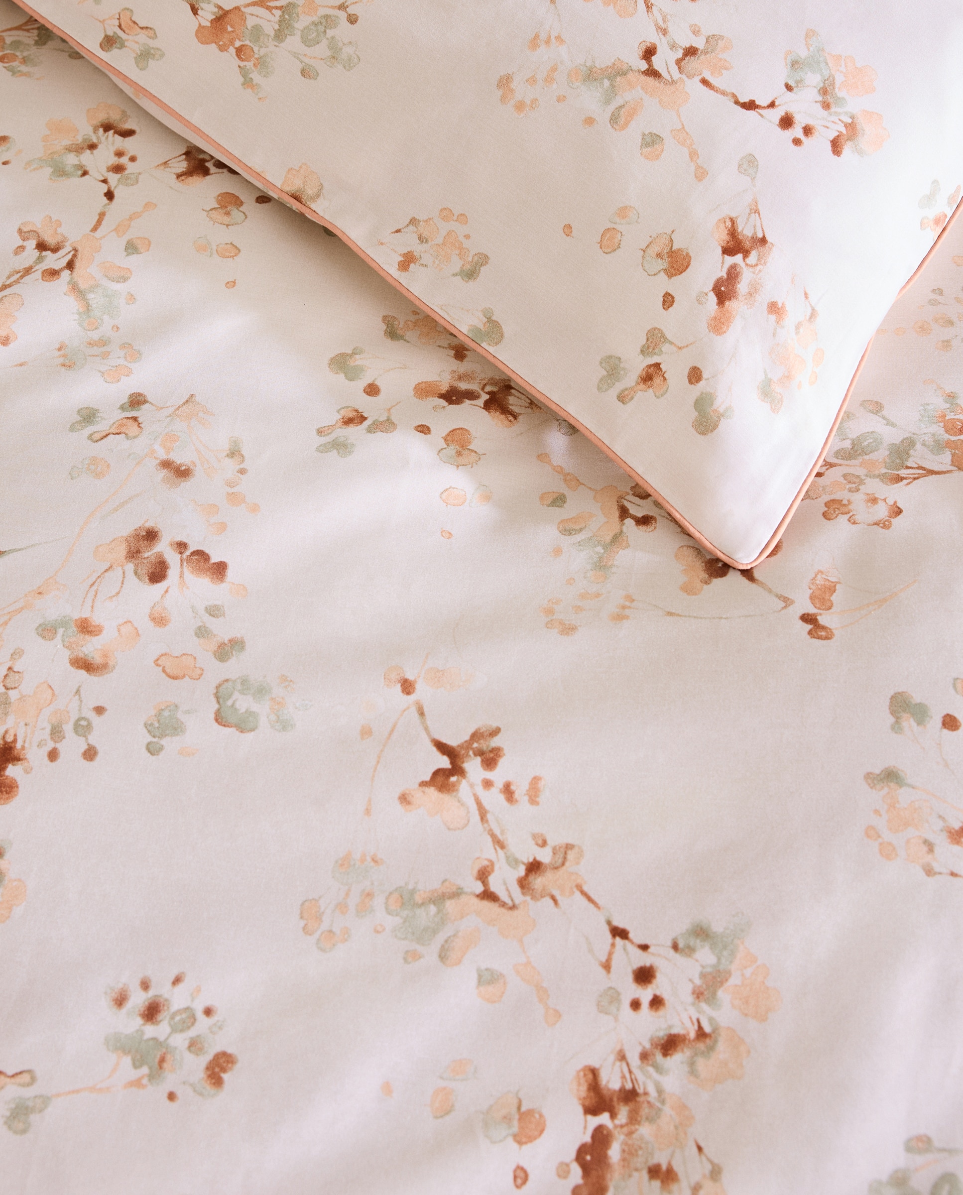 Conjunto de Capa de Edredão de Algodão Terrain Multicolor-4