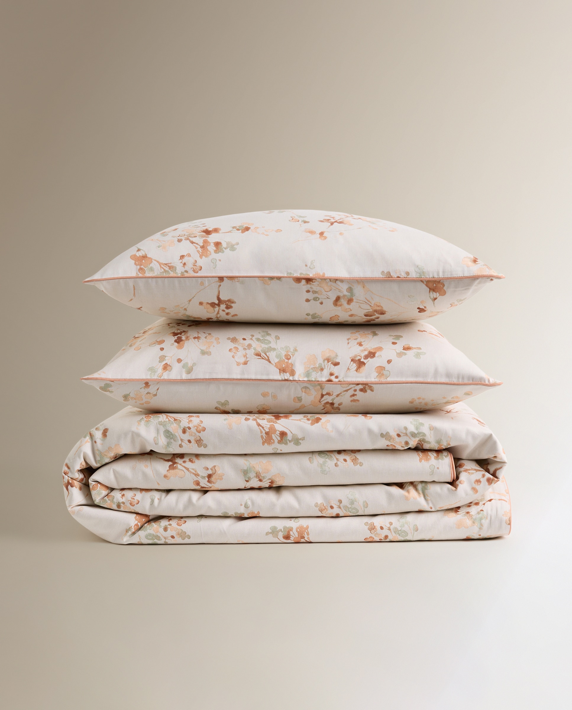 Conjunto de Capa de Edredão de Algodão Terrain Multicolor-6