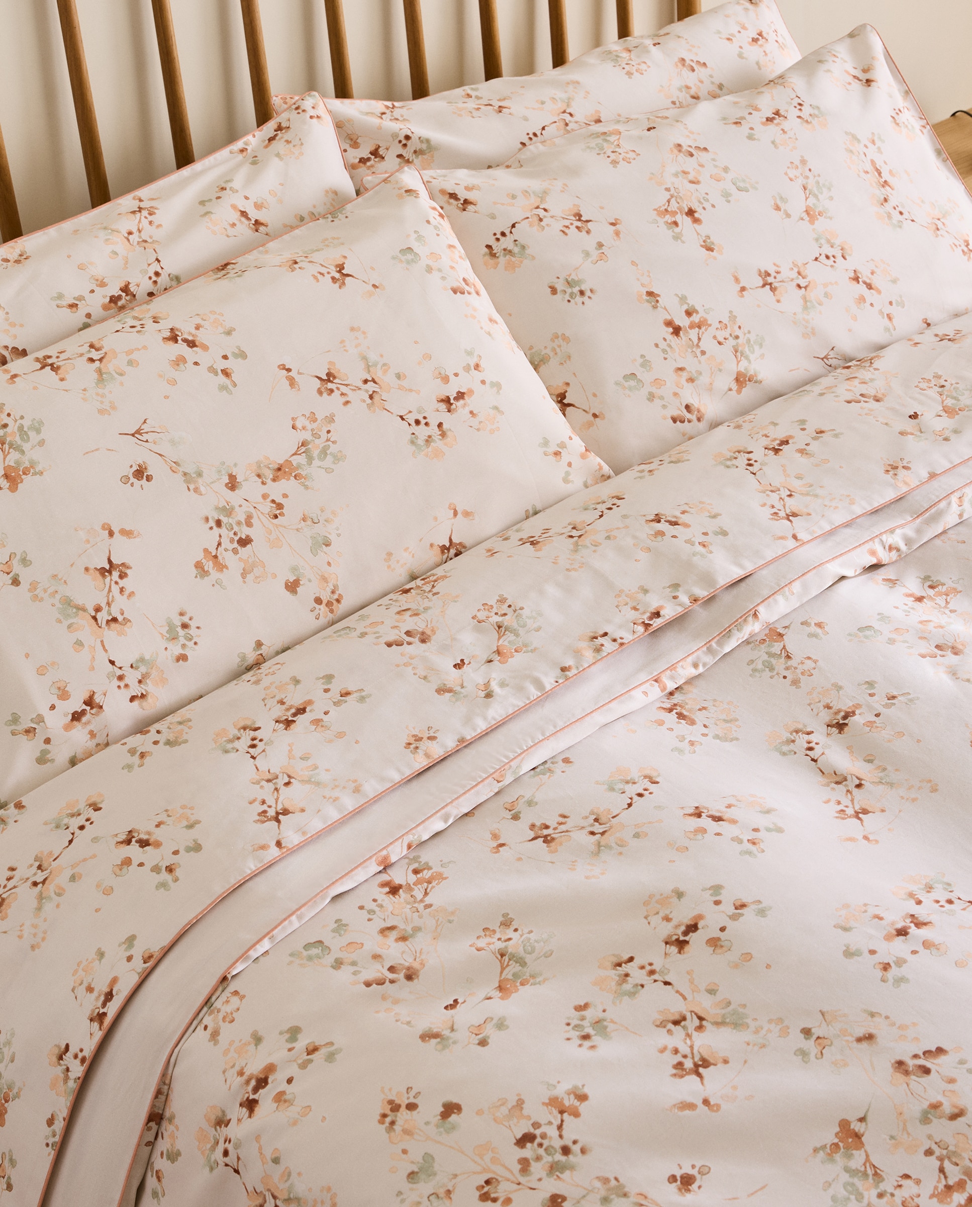 Conjunto de Capa de Edredão de Algodão Terrain Multicolor-7