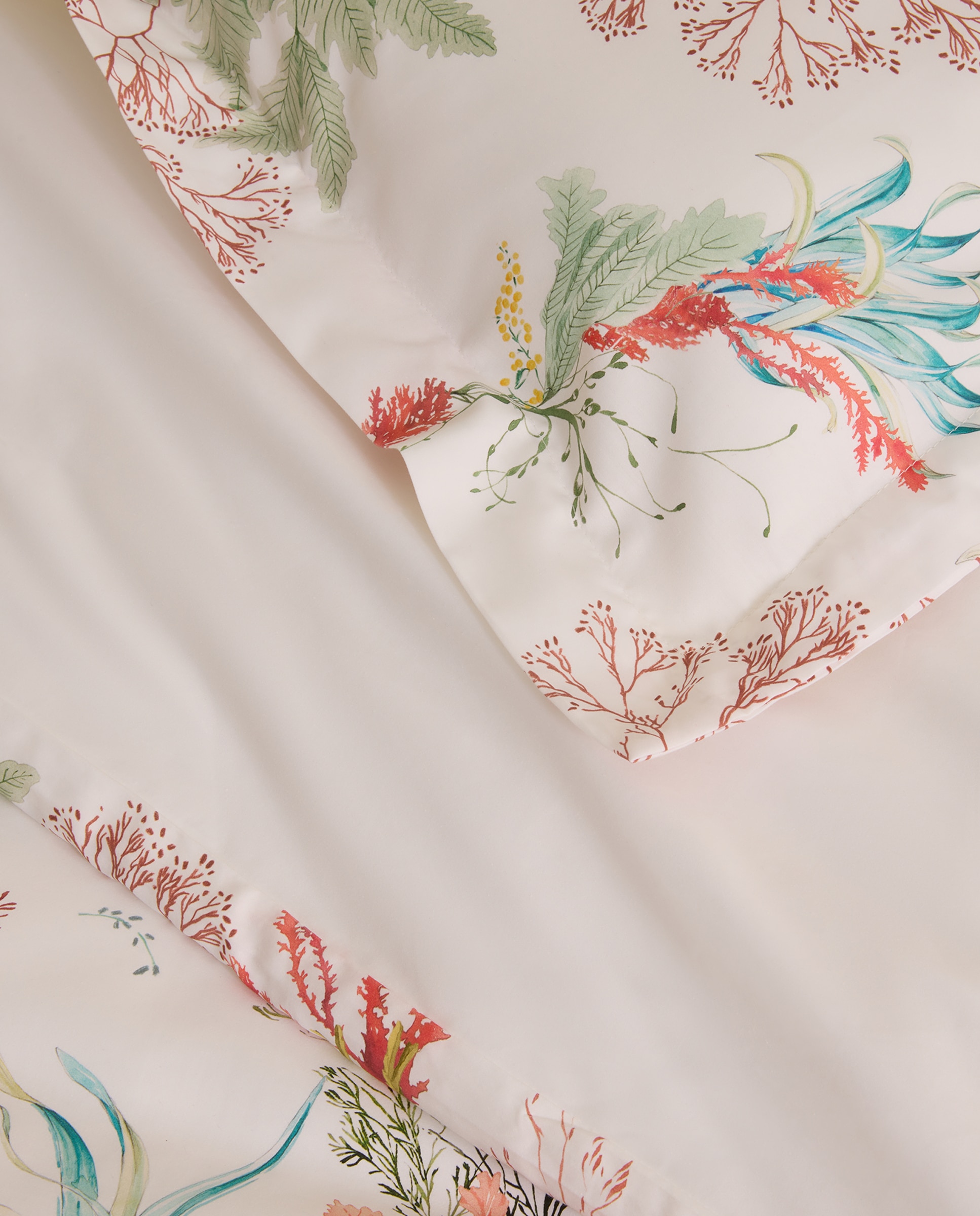 Juego de funda nórdica algodón satén Irvette - Rosa Cama 105 cm Rosa-4
