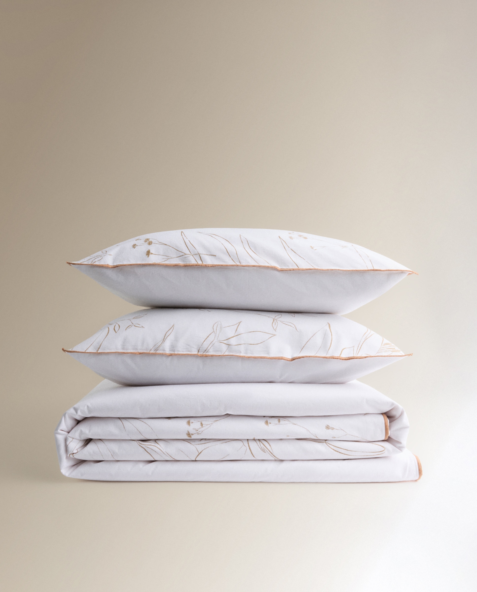 Juego de funda nórdica algodón Clay - Blanco Cama 90 cm Blanco-6