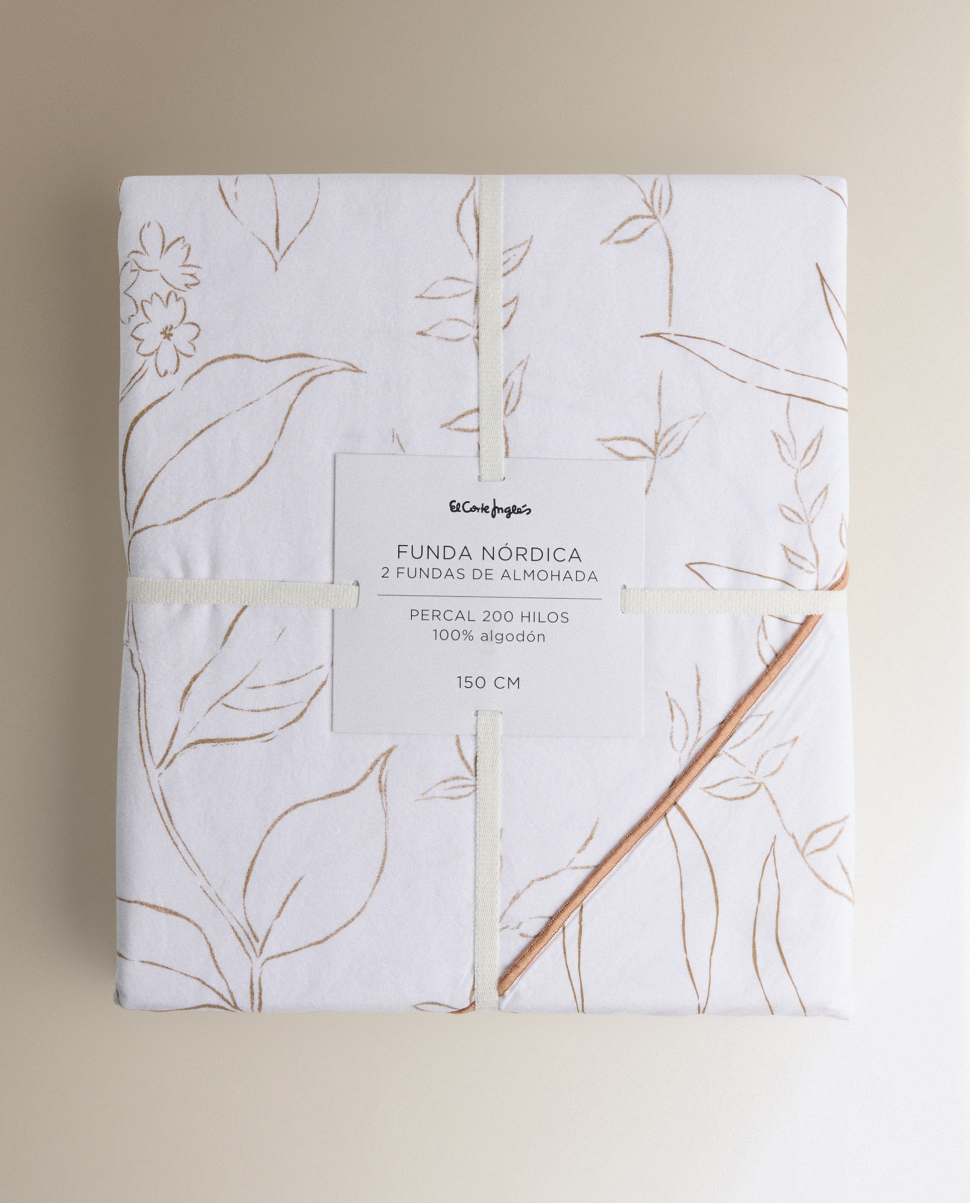Juego de funda nórdica algodón Clay - Blanco Cama 90 cm Blanco-7