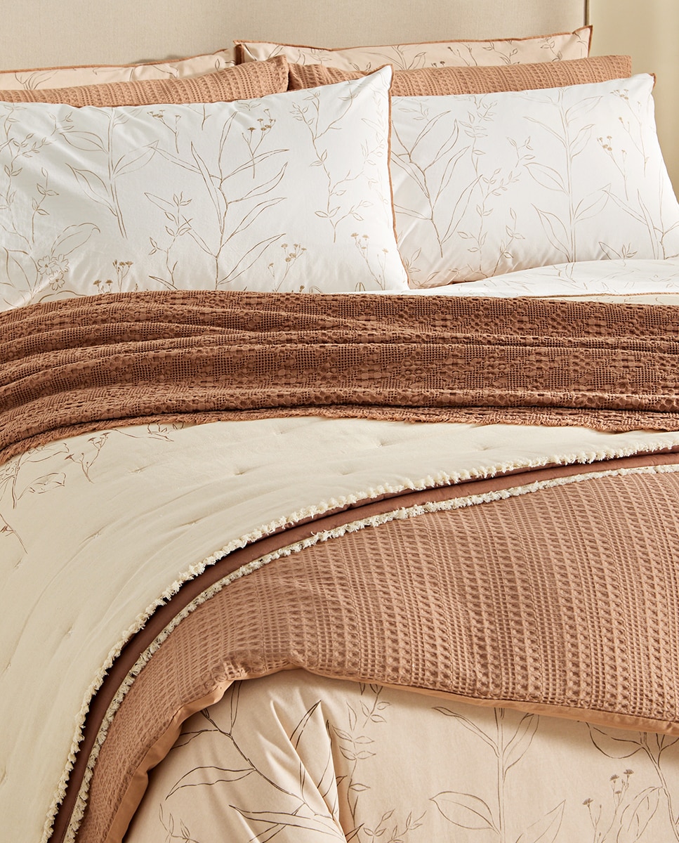 Coleção de roupa de cama Cotton rosa 2