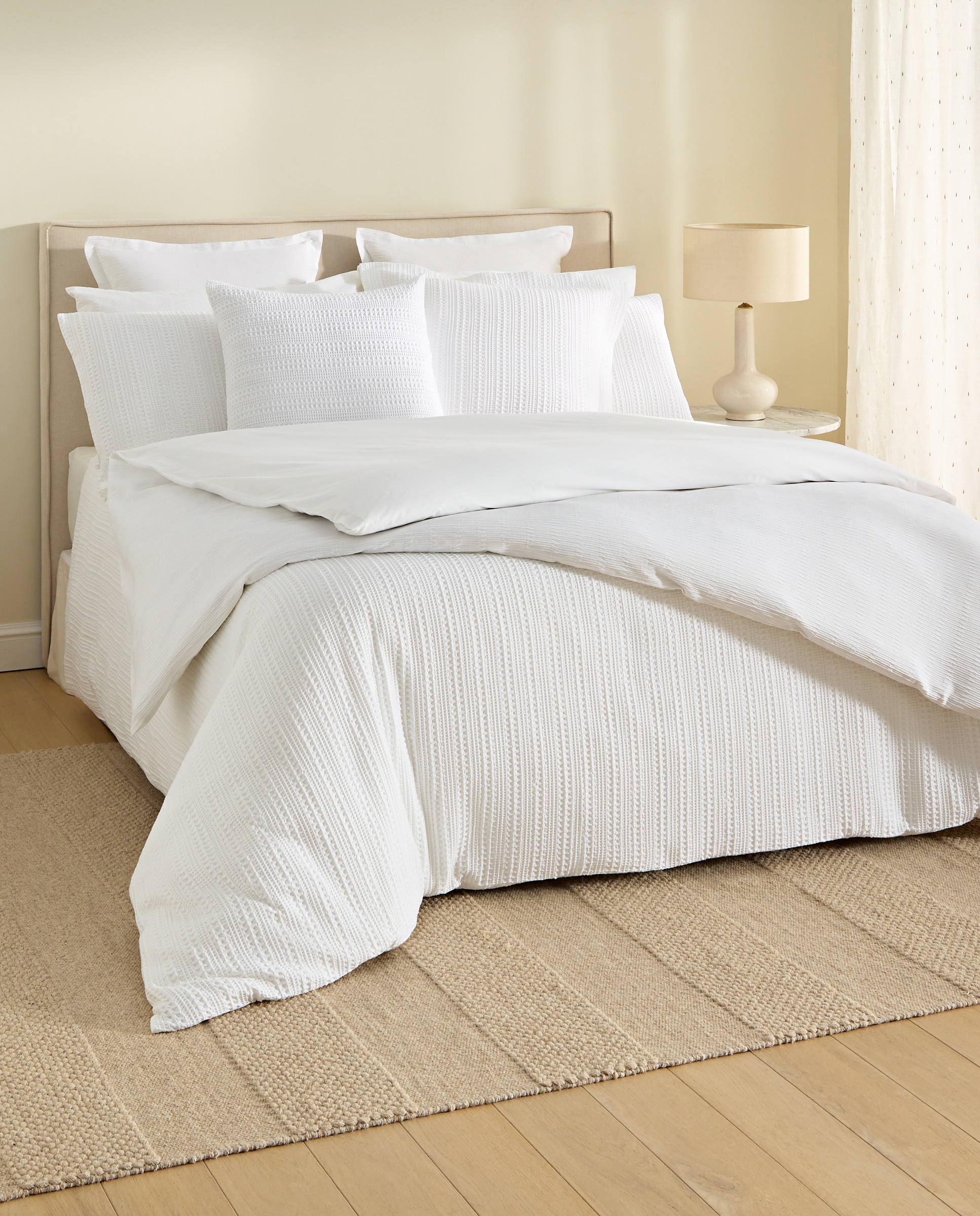 Coleção de roupa de cama Cotton branco 1