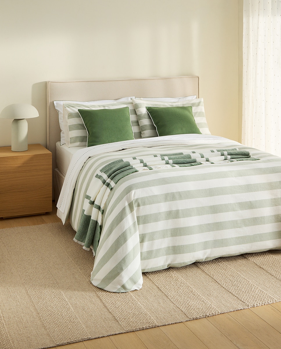 Coleção de roupa de cama Orson verde 1