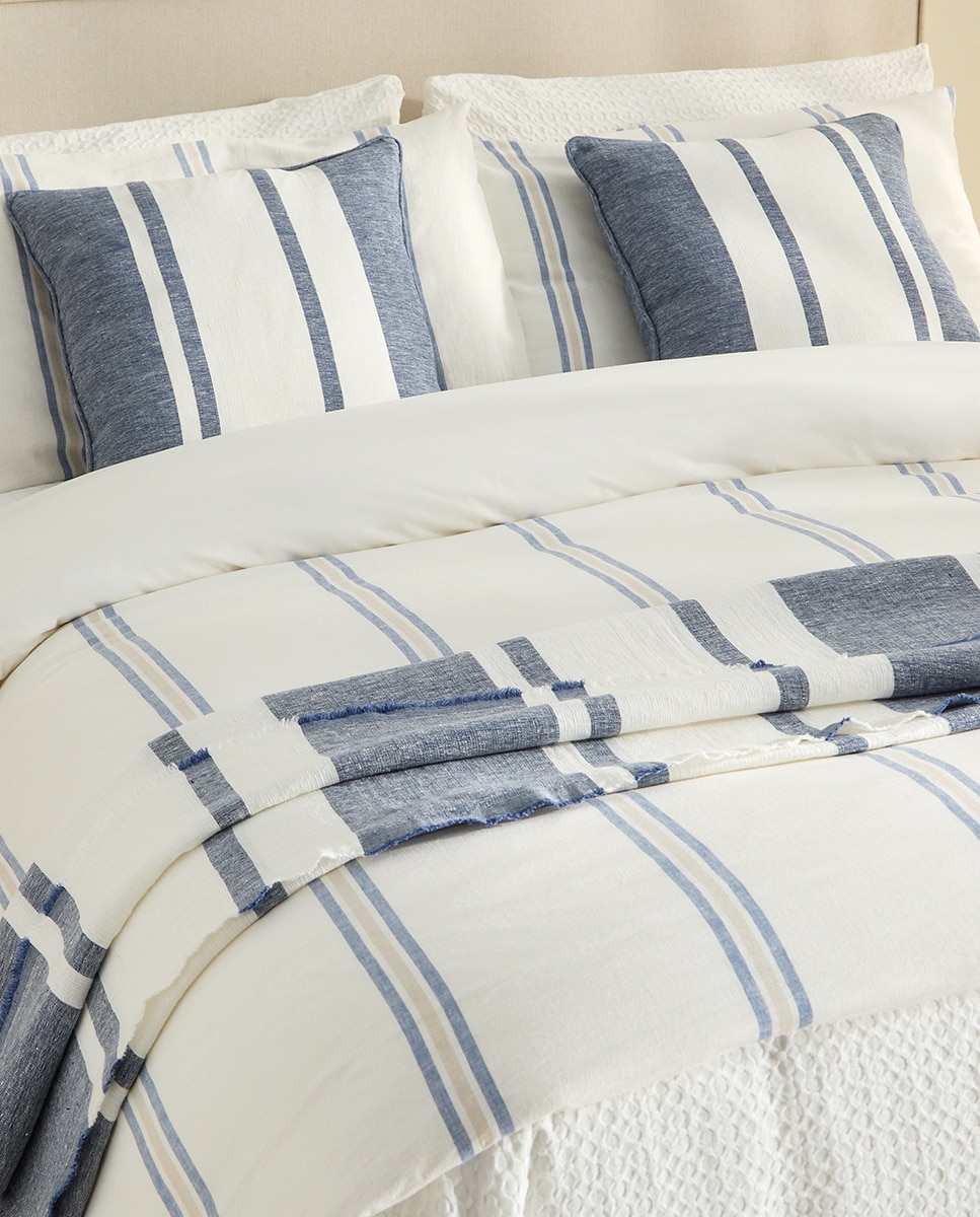 Coleção de roupa de cama River azul 2