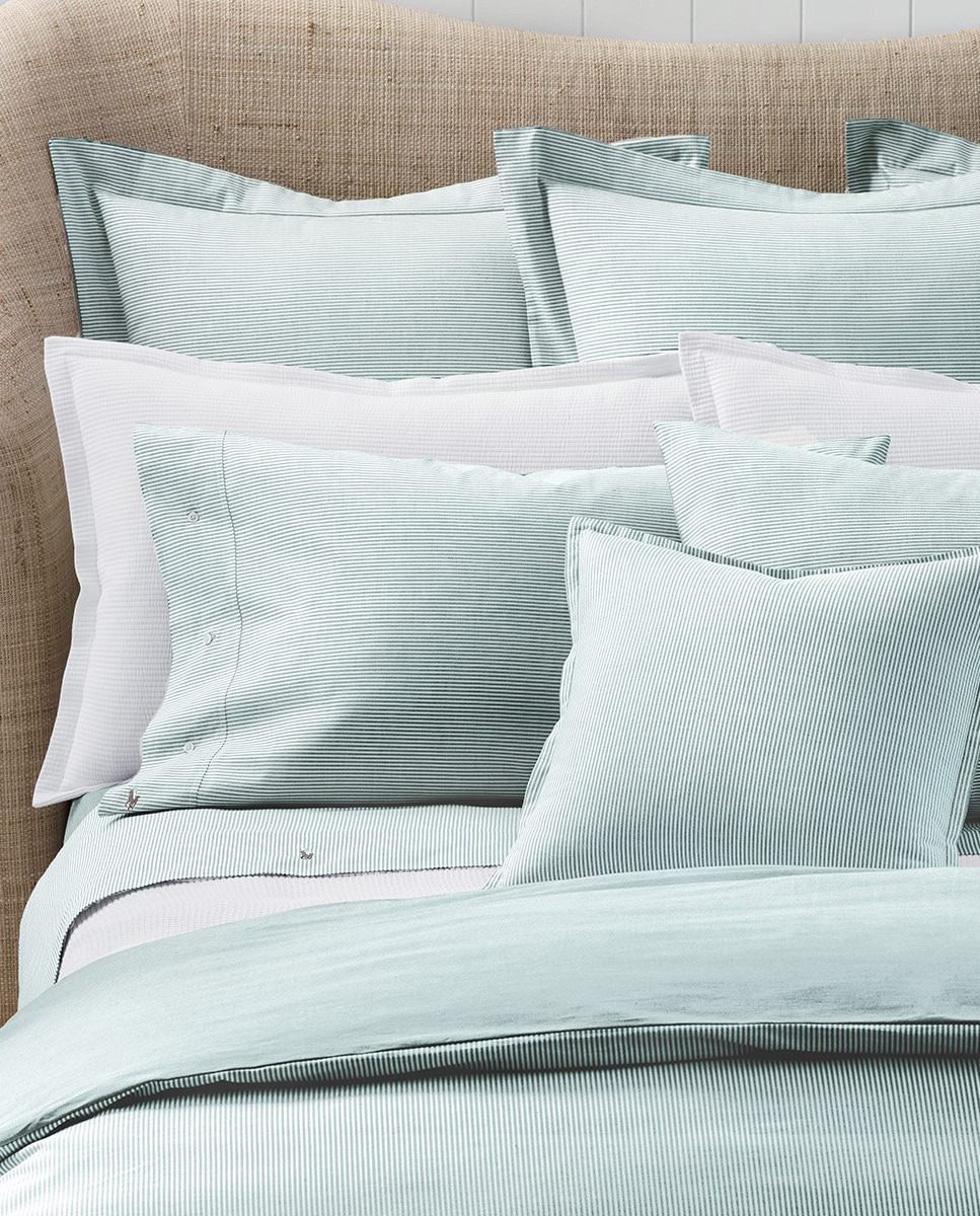 Ralph Lauren - Colección de cama Oxford verde.