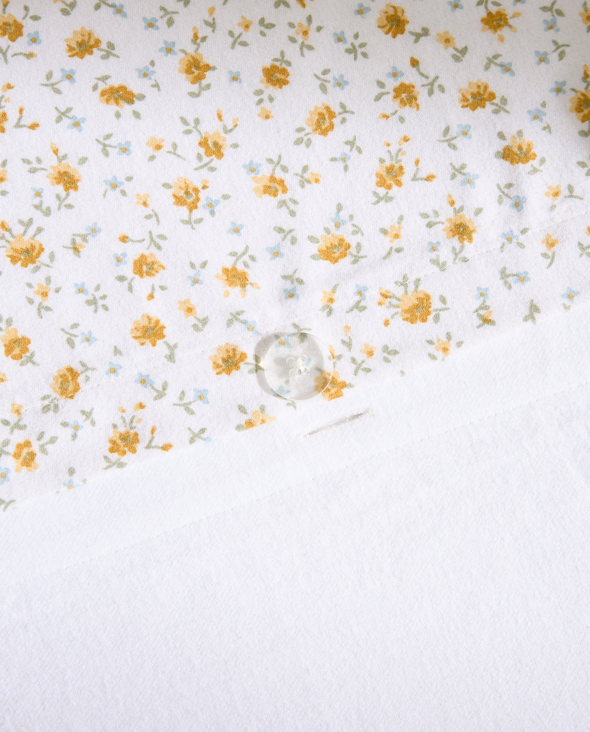 Juego de funda nórdica franela Blanche - Amarillo Cama 105 cm Amarillo-5