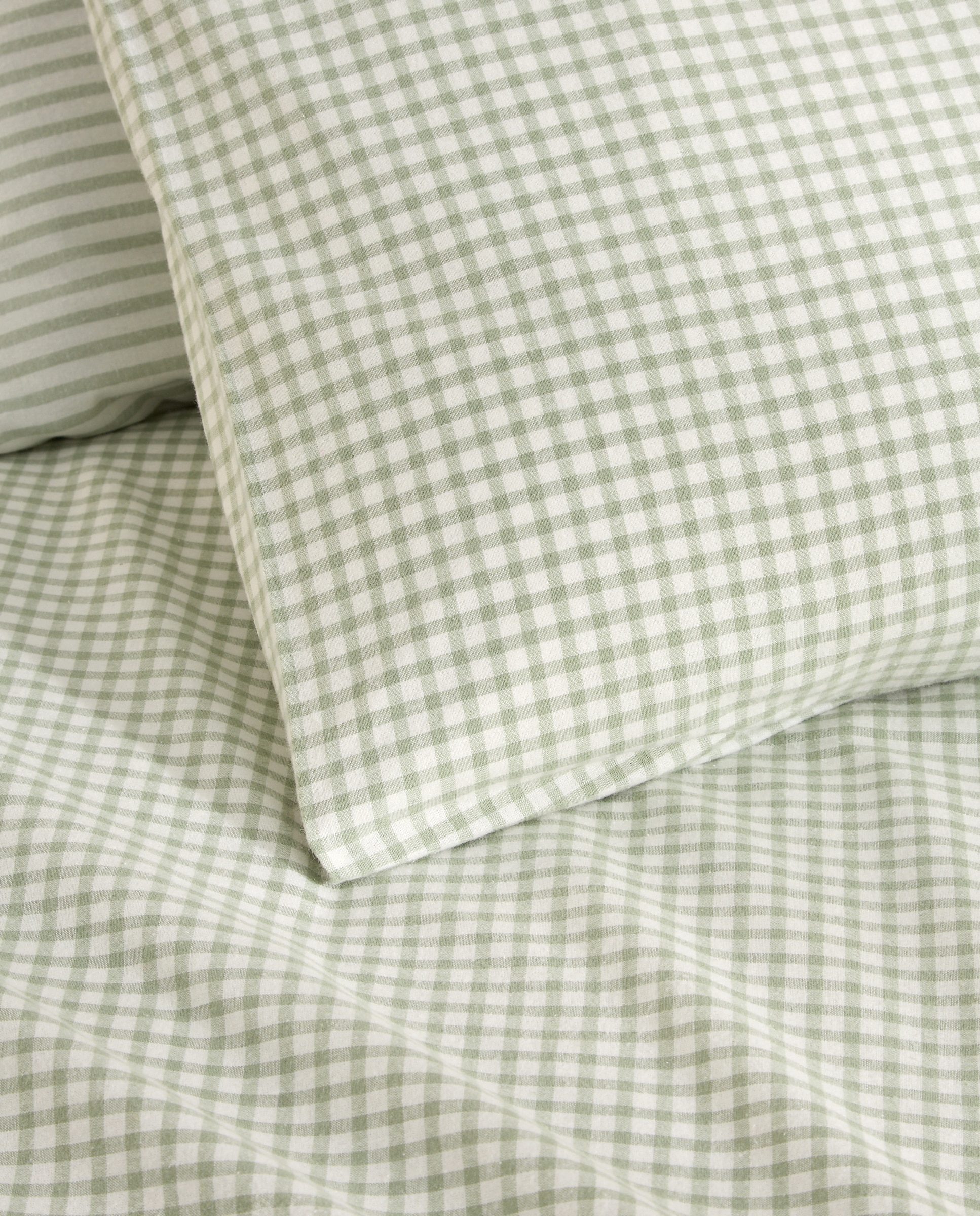 Imagen 5 de Juego de funda nórdica franela Archer - Verde Cama 180 cm Verde
