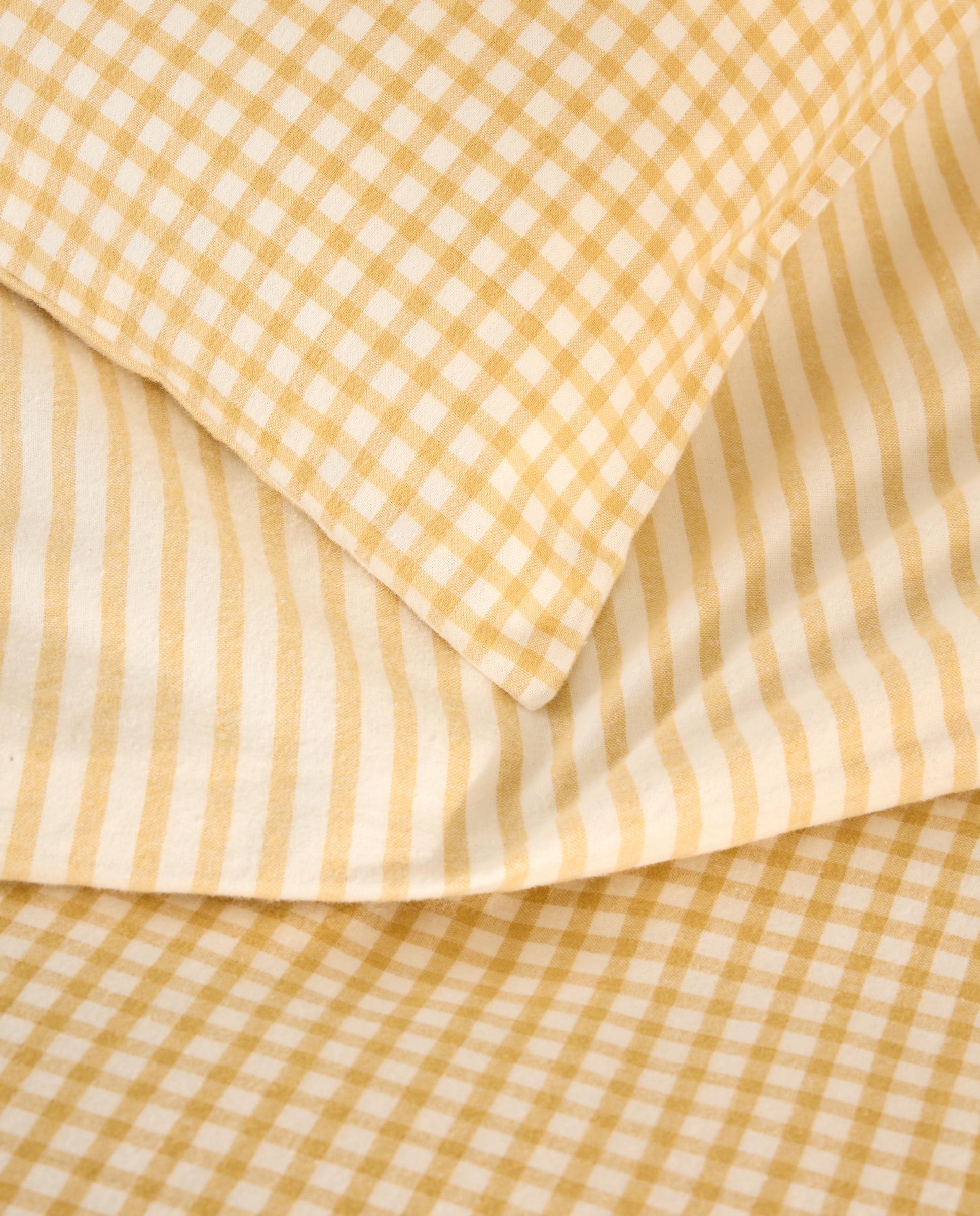 Imagen 5 de Juego de funda nórdica franela Archer - Amarillo Cama 180 cm Amarillo