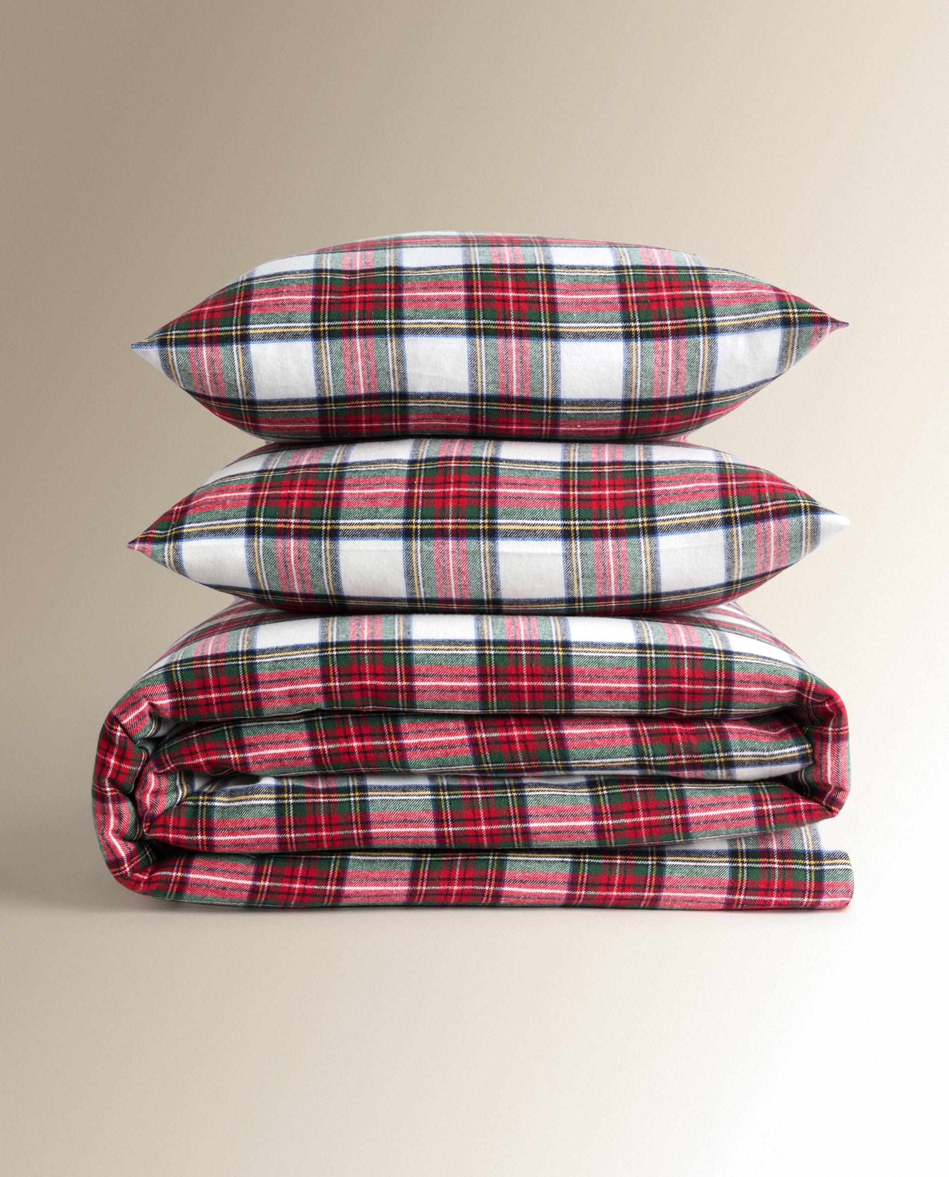 Imagen 7 de Juego de funda nórdica franela Invernes - Rojo Cama 180 cm Rojo