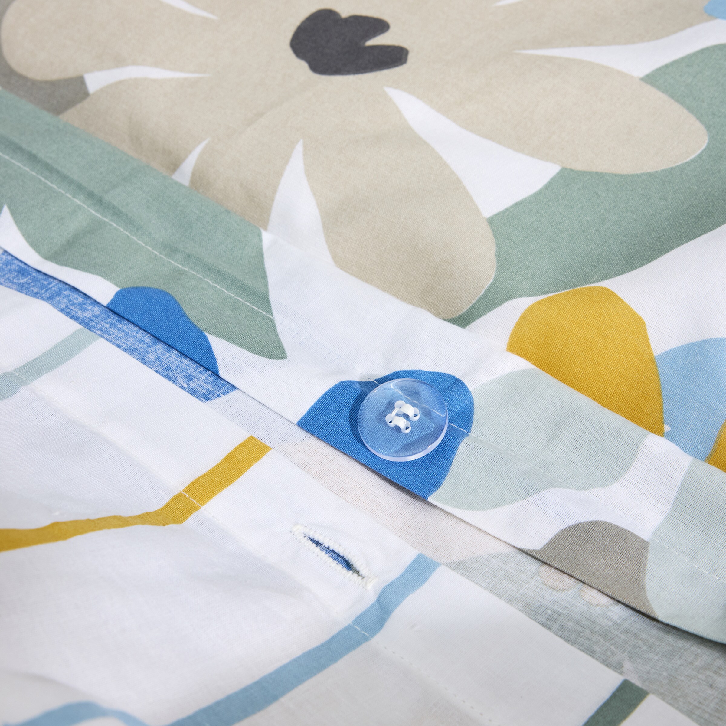 Conjunto de Capa de Edredão em Algodão Finn Multicolor-6