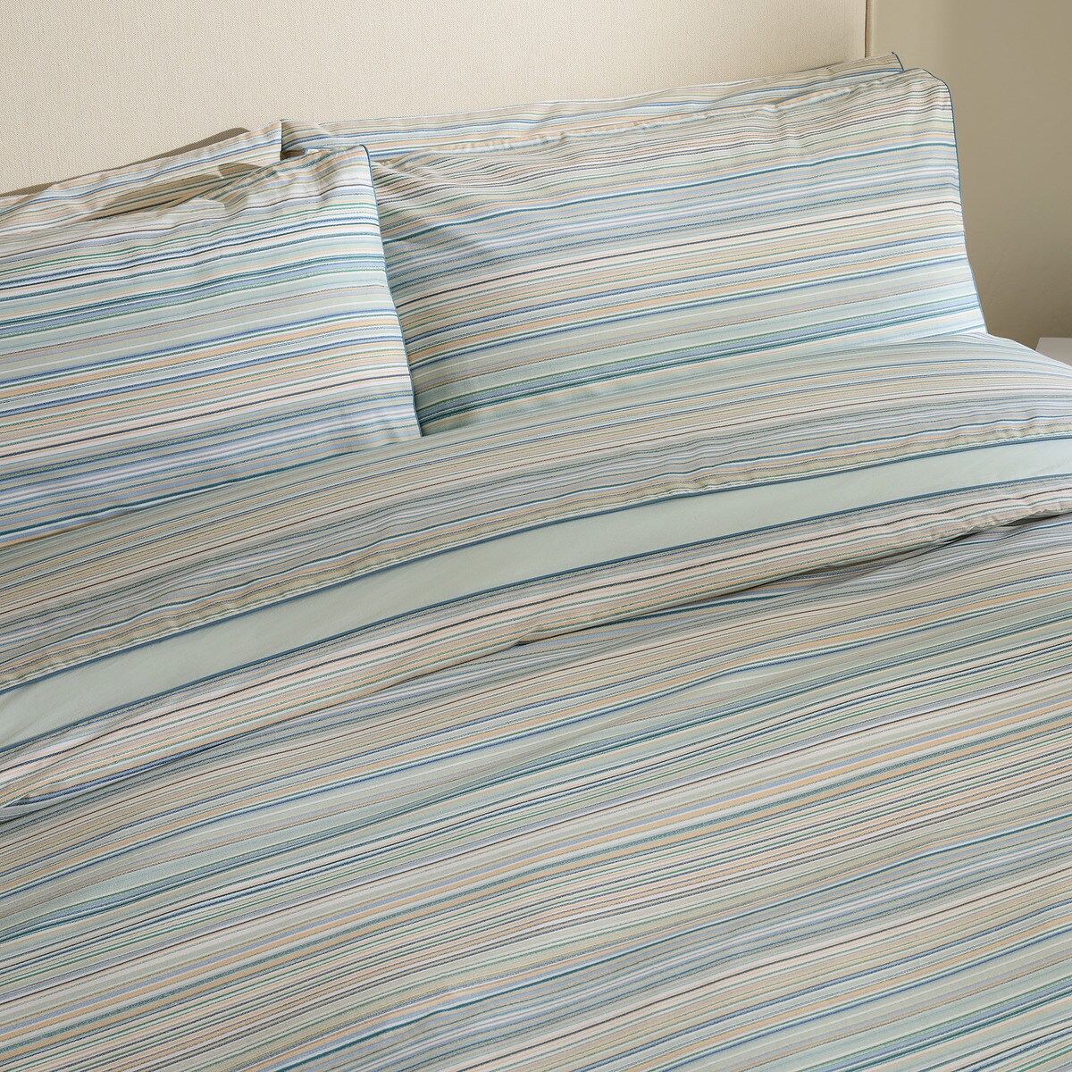 Conjunto de Lençóis de Algodão Ainar Azul-5