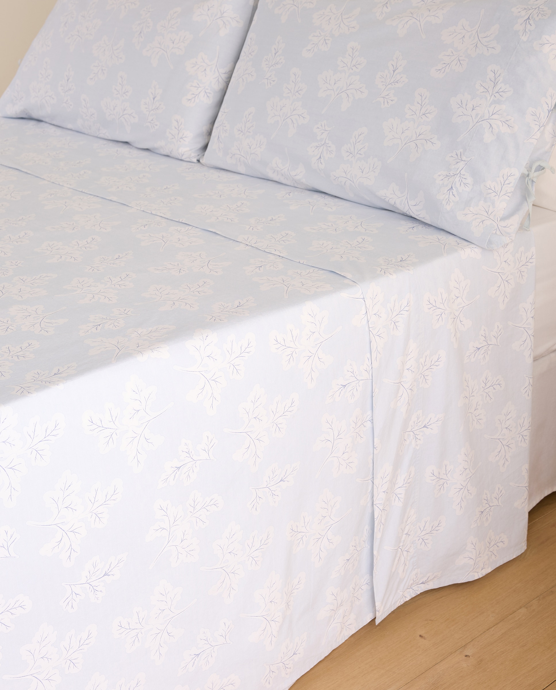 Conjunto de Lençóis de Algodão Laurus Azul-2