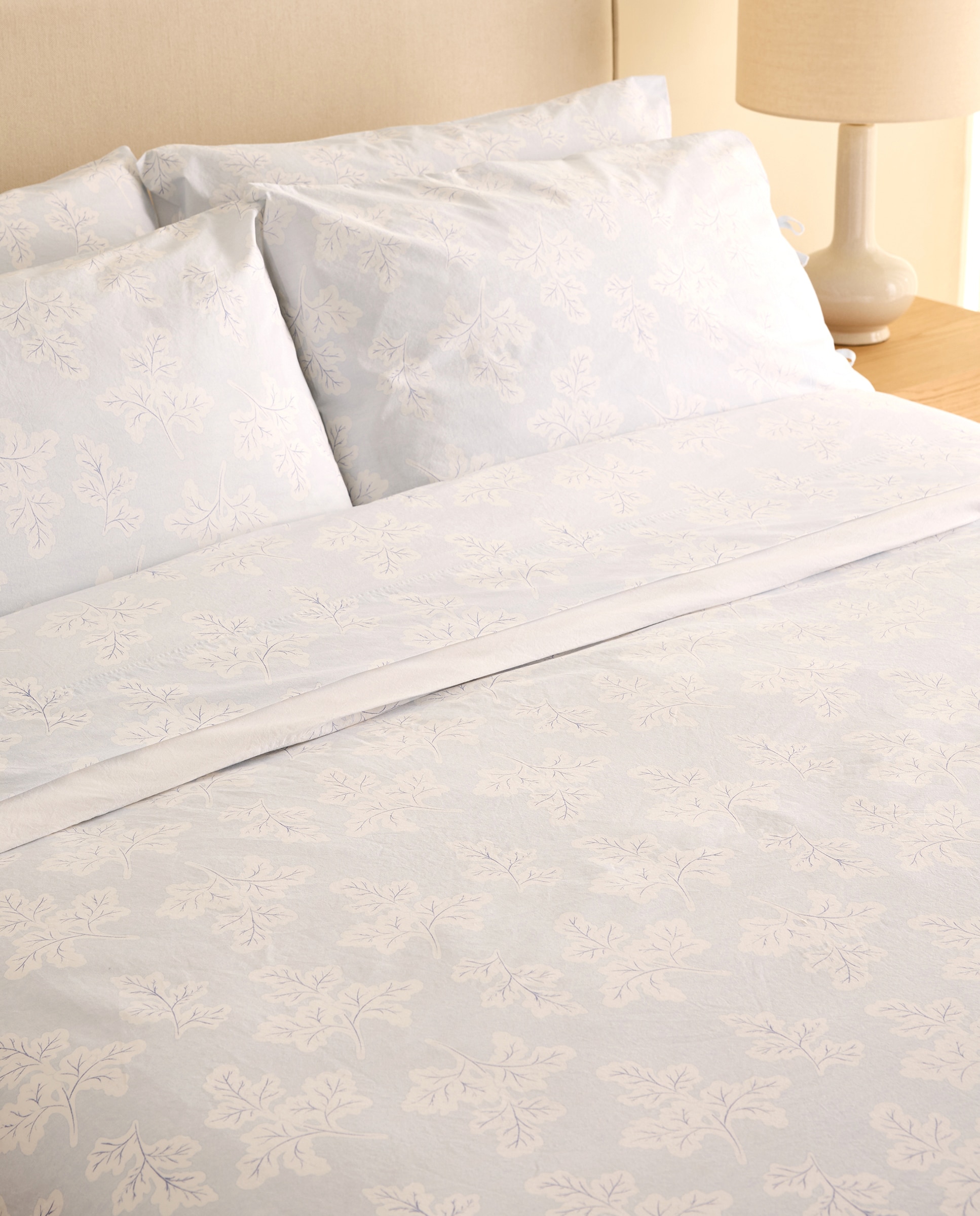 Conjunto de Lençóis de Algodão Laurus Azul-4