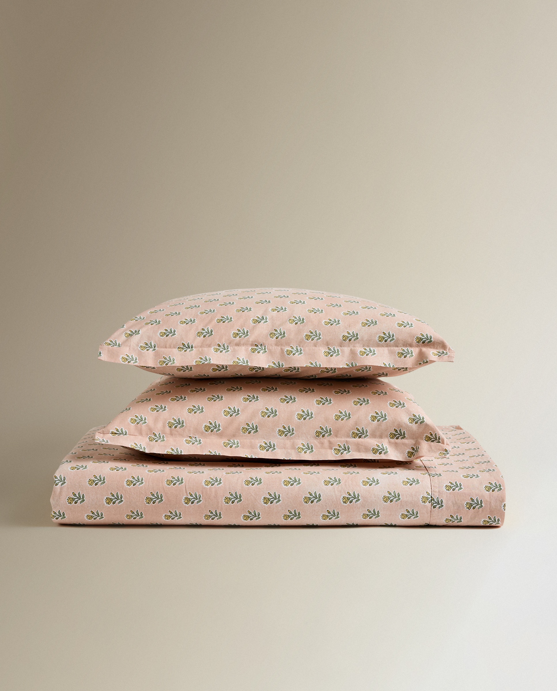 Conjunto de Lençóis de Algodão Summer Rosa-4