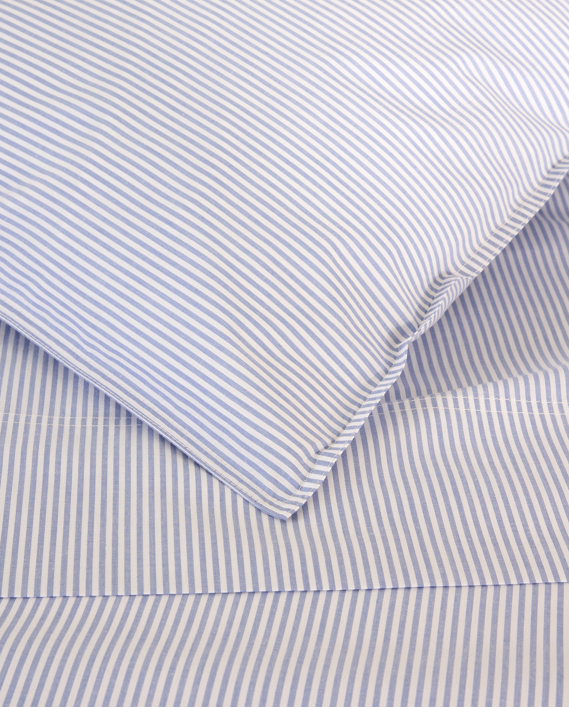 Juego de sábanas algodón Oxford - Azul Cama 105 cm Azul-3