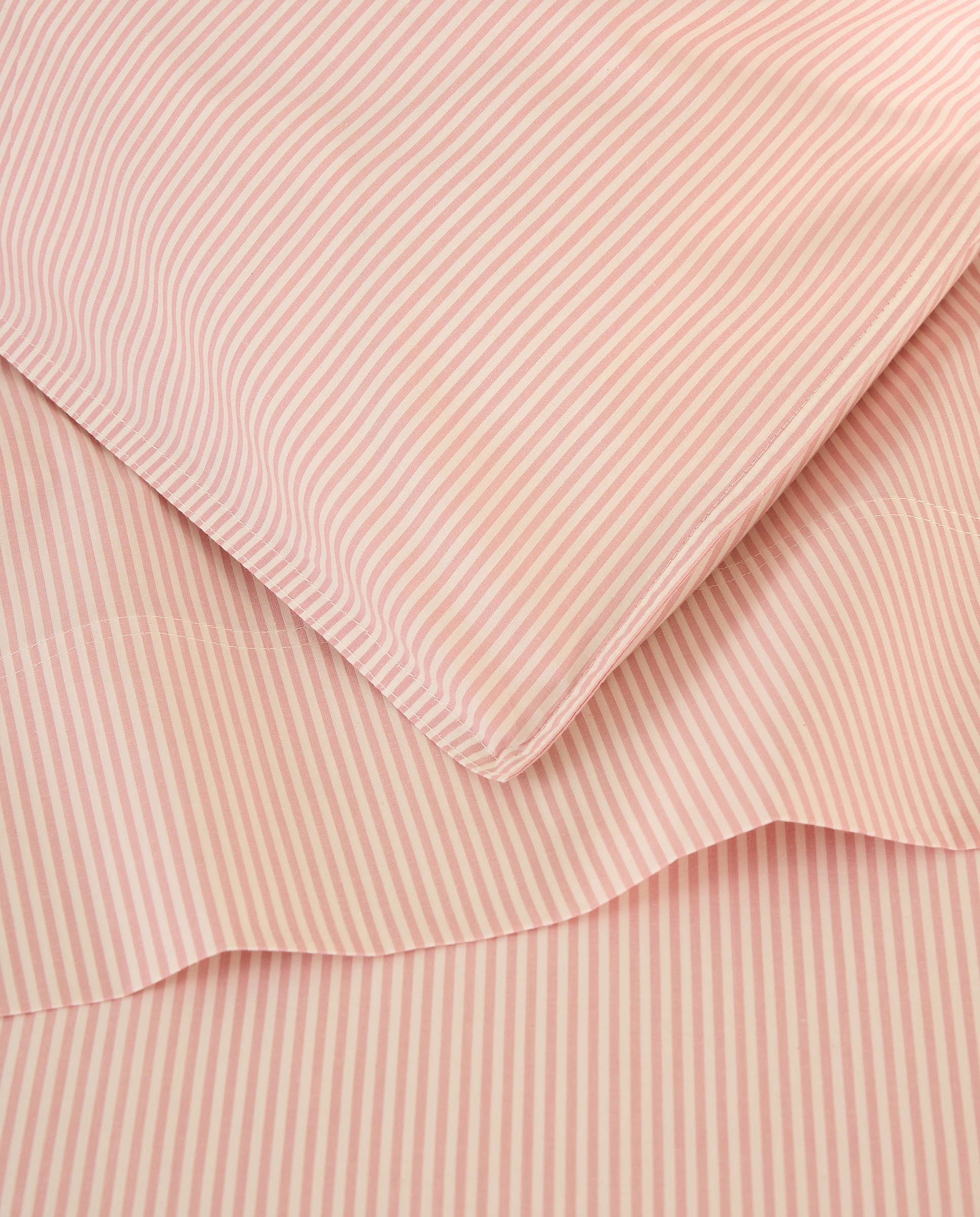 Conjunto de lençóis de algodão Oxford Rosa-3