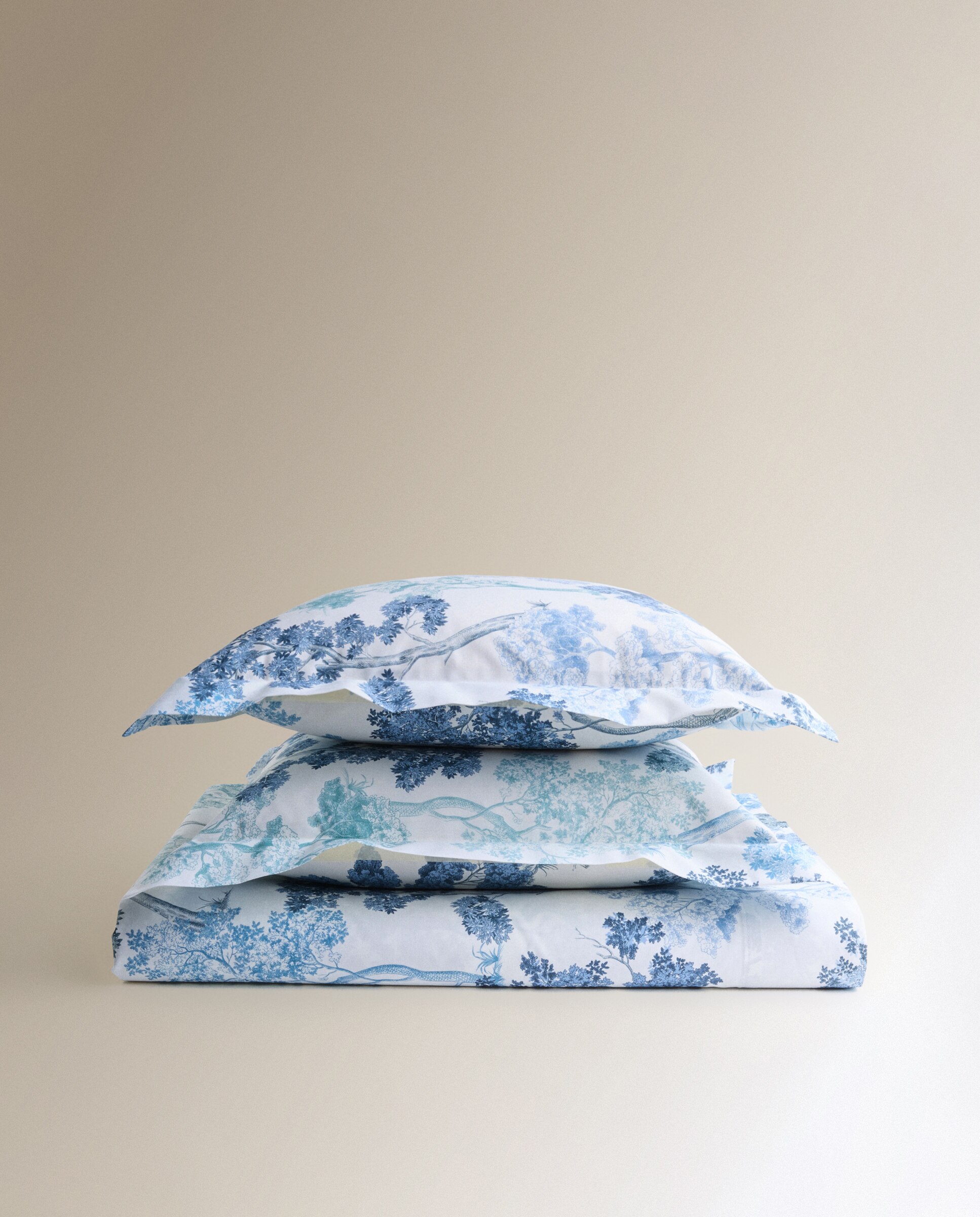 Conjunto de lençóis de algodão Persey El Corte Inglés Azul-5