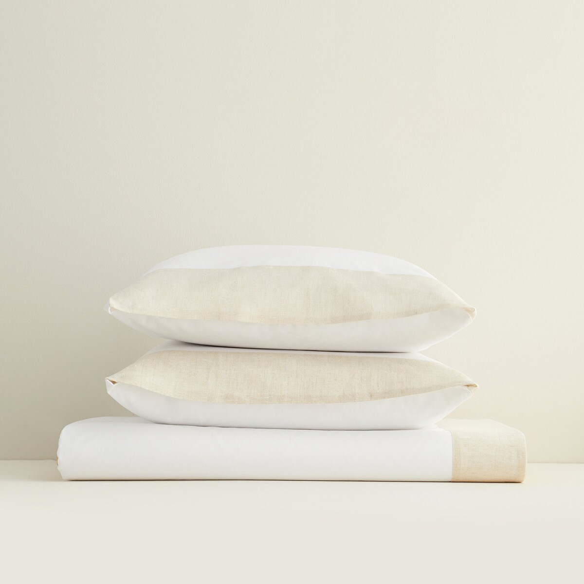 Conjunto de Lençóis de Algodão Jolie Branco-5