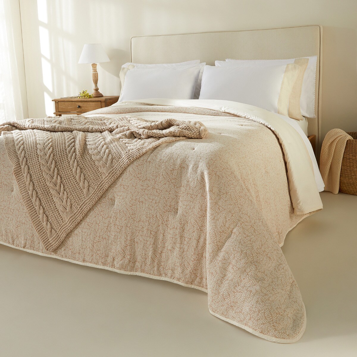 Conjunto de Lençóis de Algodão Jolie Branco-6