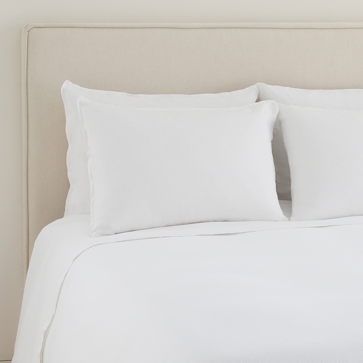 Juego de sábanas Lino Room - El Corte Inglés Blanco Cama 90 cm Blanco-1
