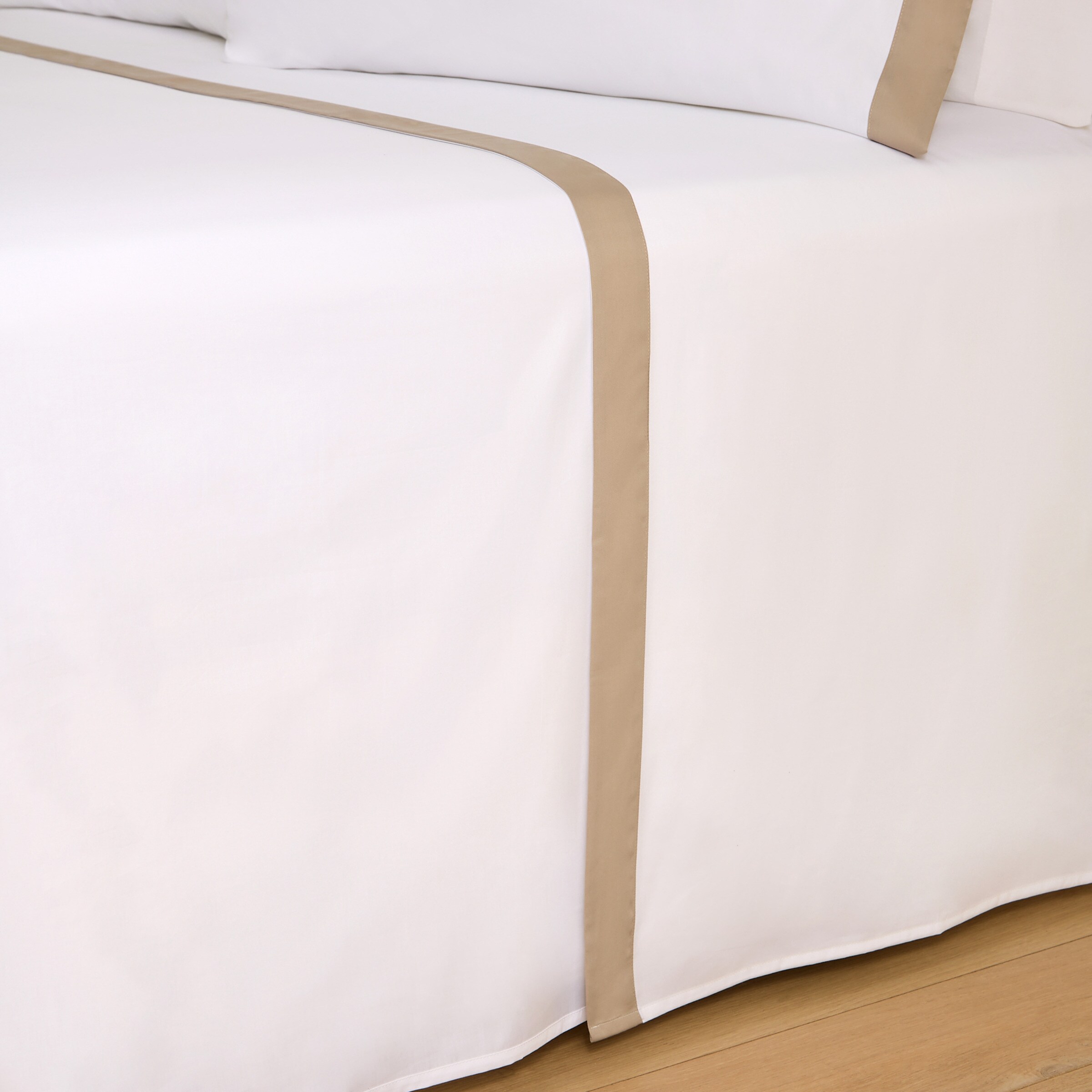 Sábana encimera algodón satén Avenue - Topo Cama 180 cm Topo-2