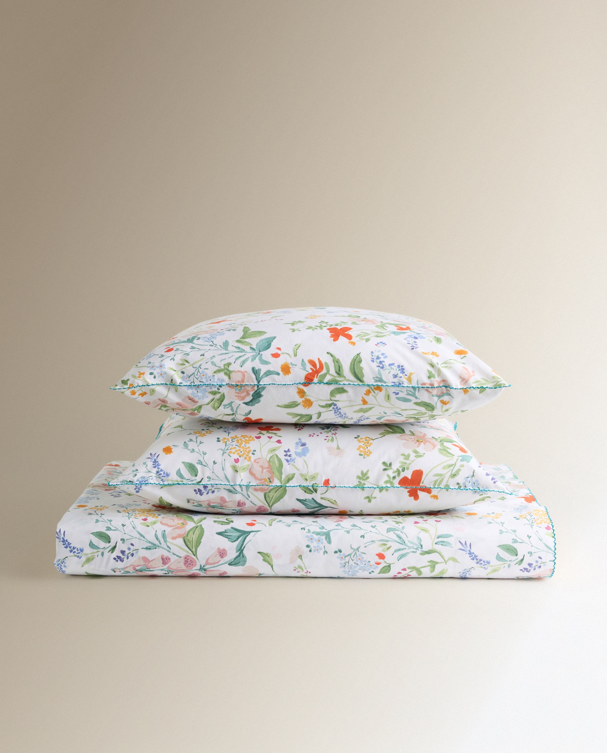 Conjunto de Lençóis de Algodão Cecile Multicolor-5