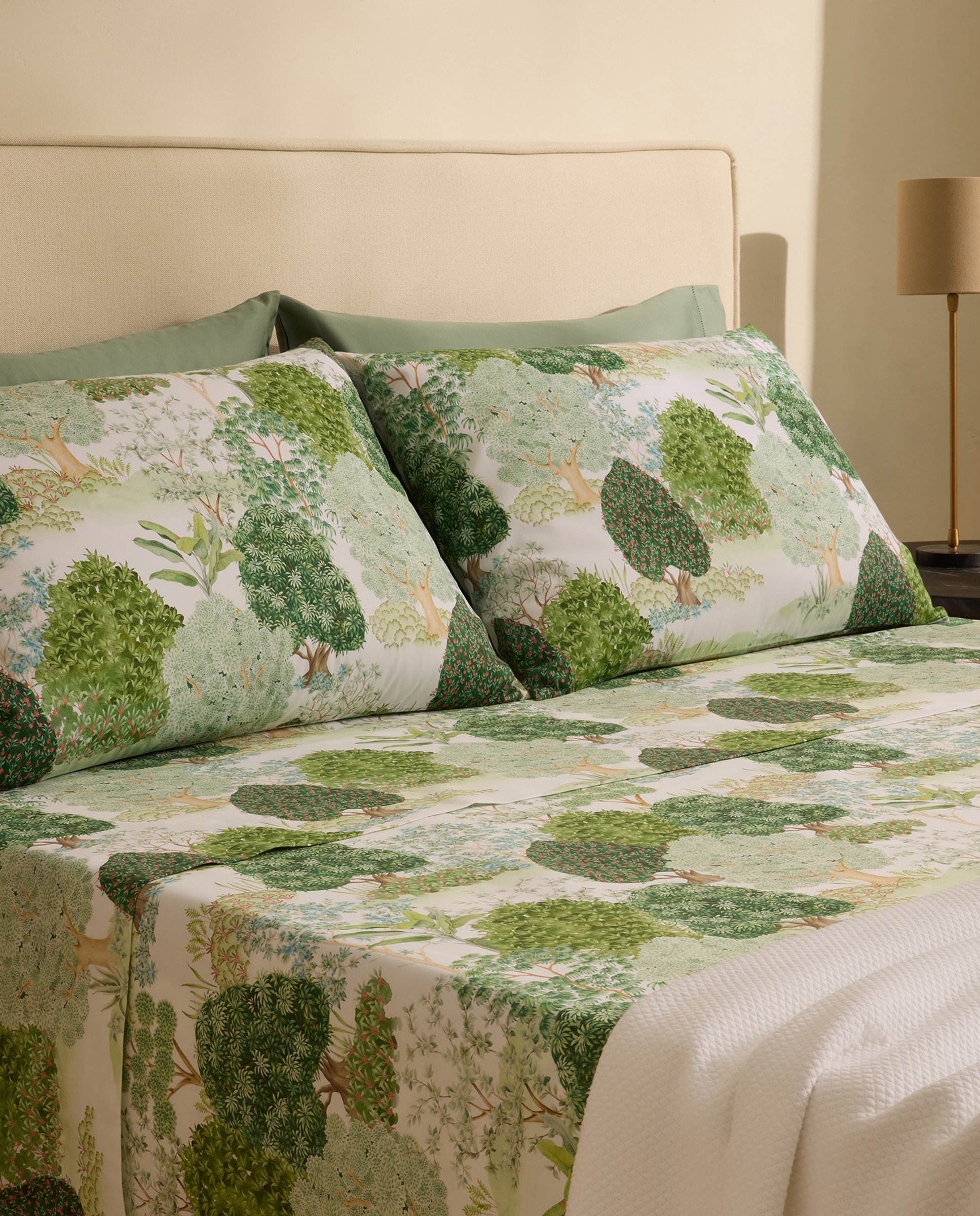 Imagem 0 de Conjunto de Lençóis de Algodão Acetinado Lodhi