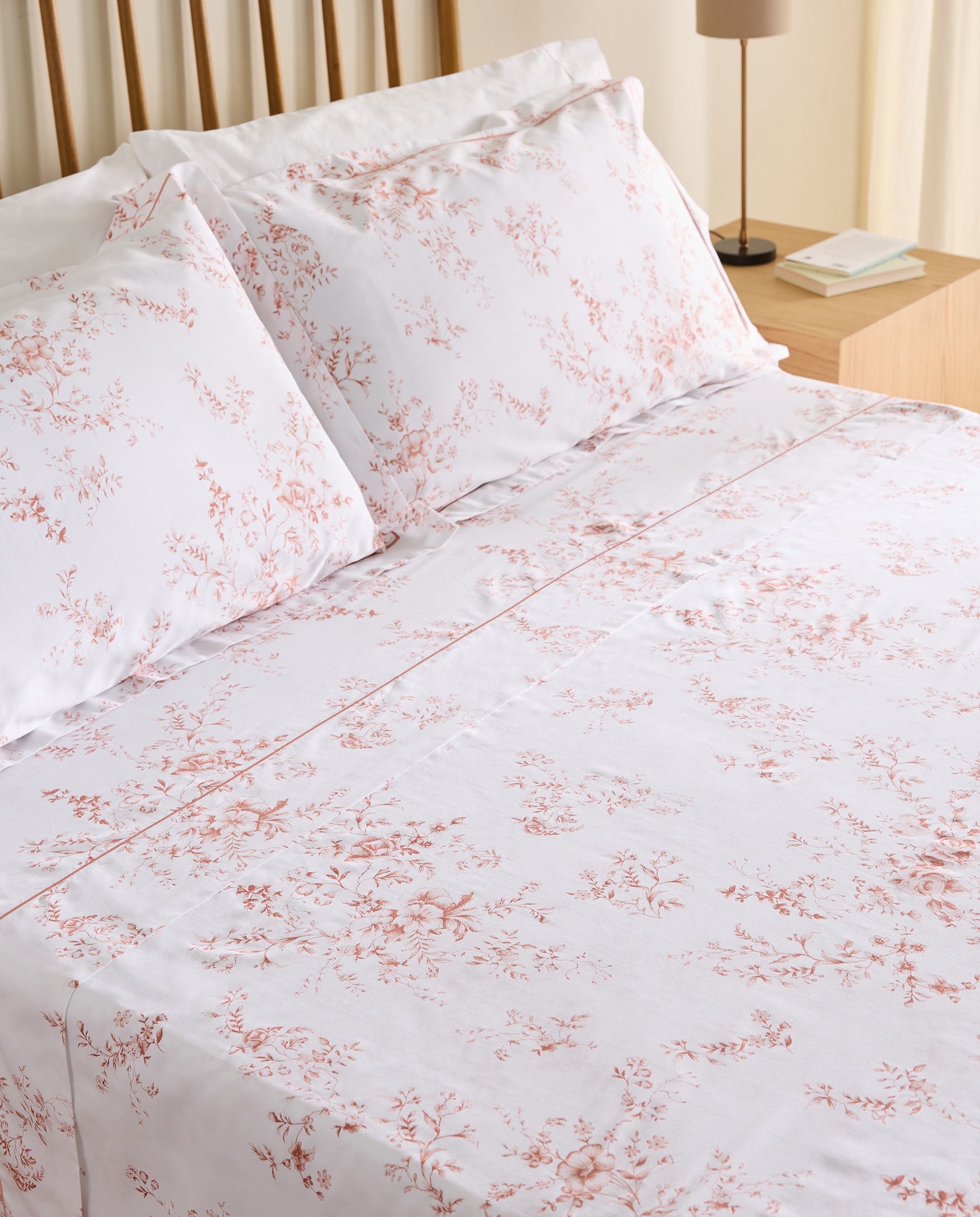 Imagem 0 de Conjunto de Lençóis de Algodão Acetinado Bianca