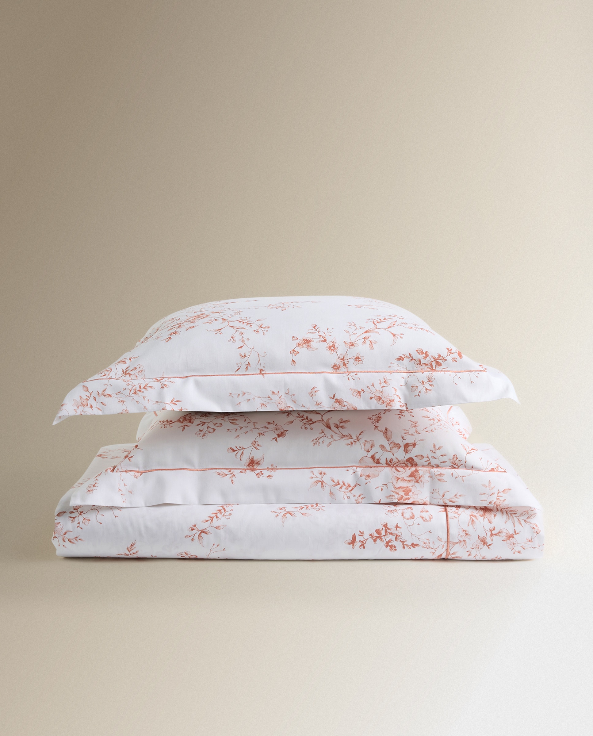 Conjunto de Lençóis de Algodão Acetinado Bianca Rosa-5