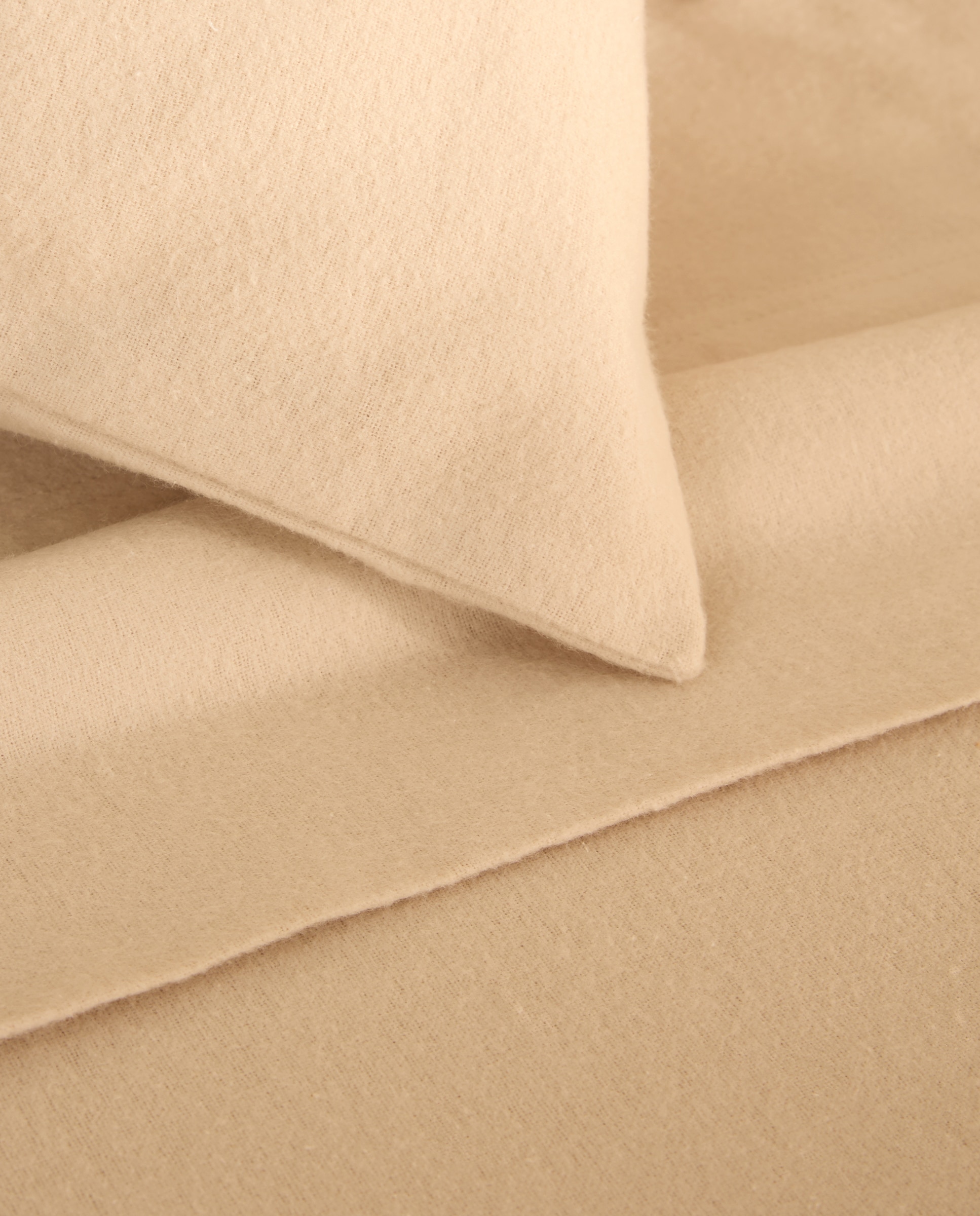 Imagen 3 de Juego de sábanas franela Everest - Beige Cama 90 cm Beige