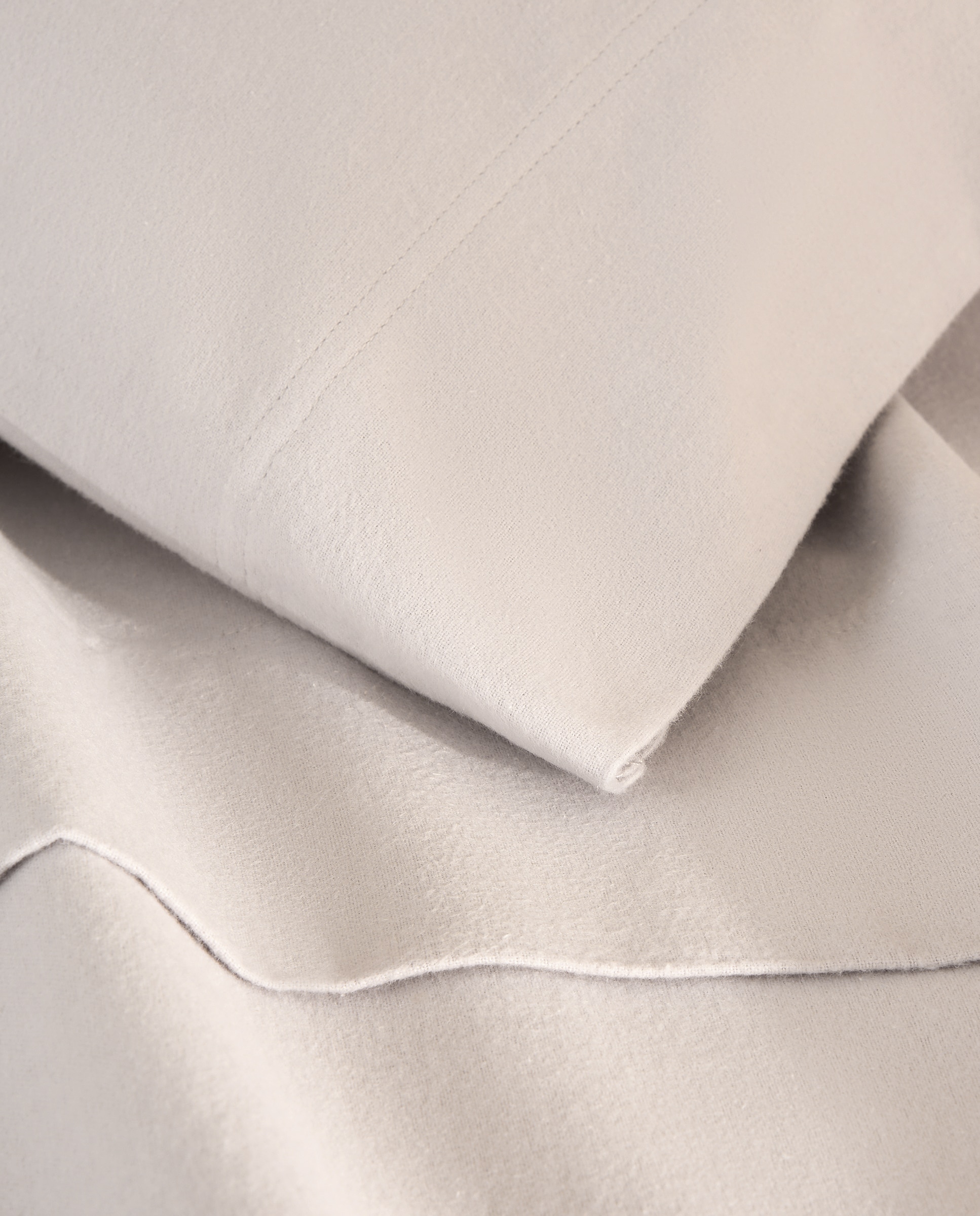 Juego de sábanas franela Everest - Gris Cama 90 cm Gris-3