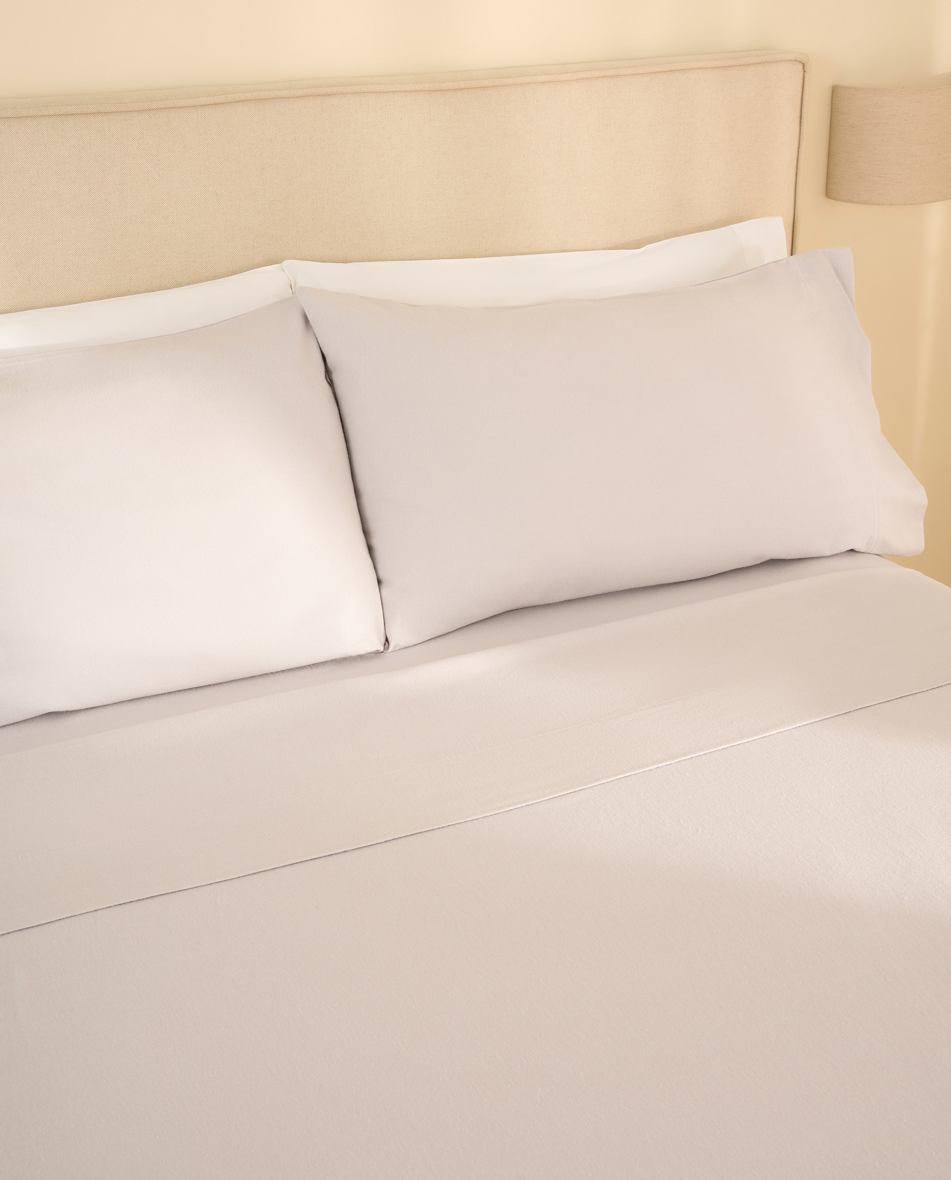 Juego de sábanas franela Everest - Gris Cama 90 cm Gris-4
