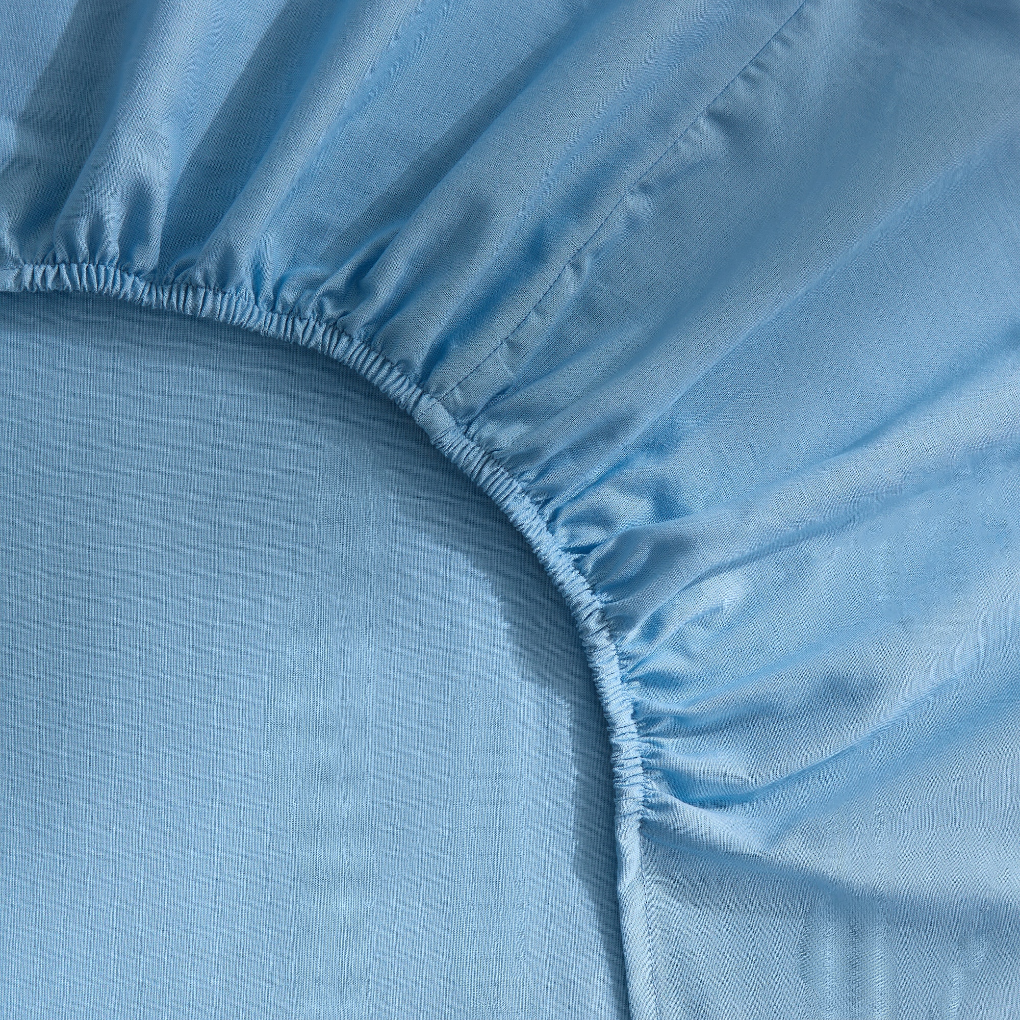 Conjunto de Lençóis com Lençol de Baixo em Algodão Coen Azul-5