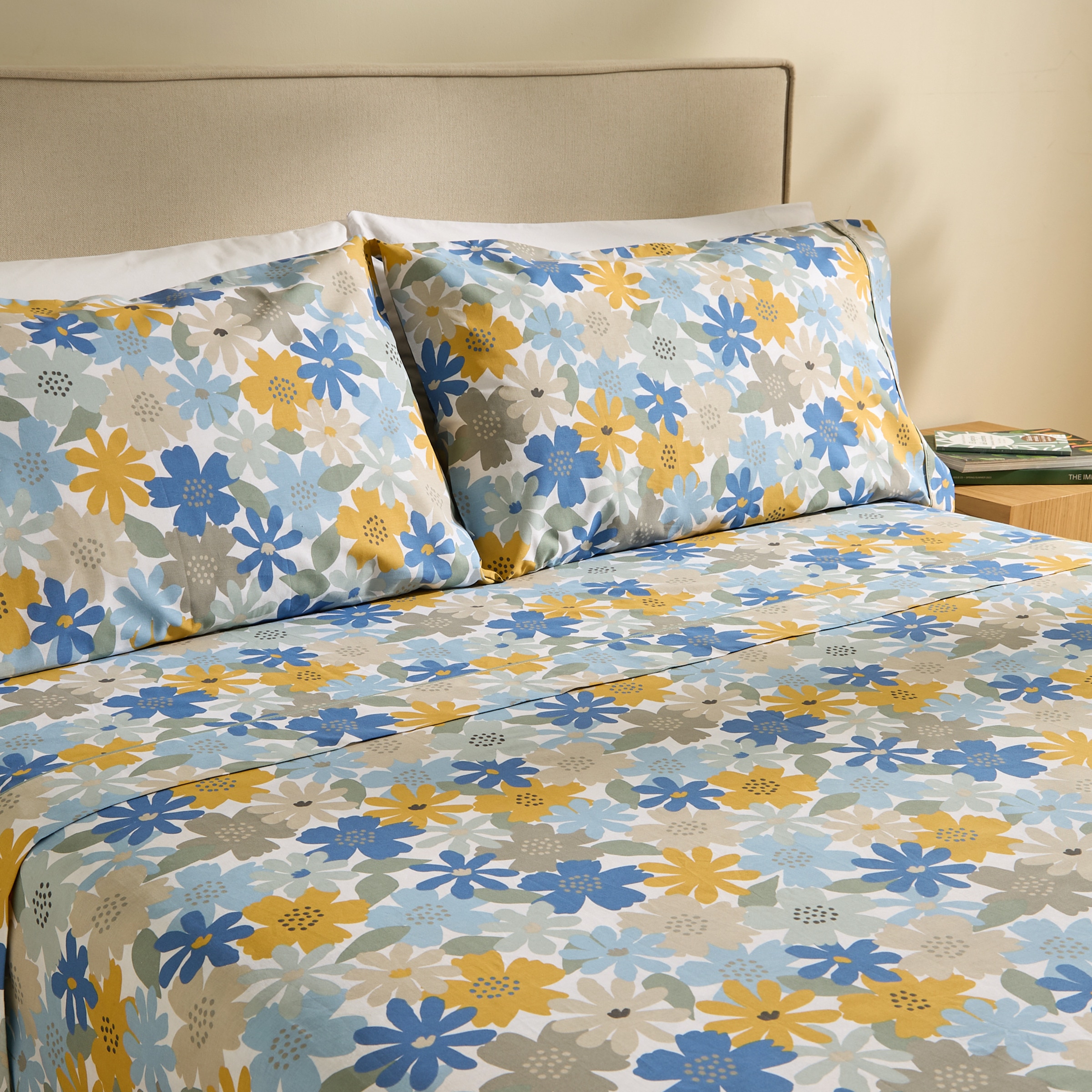 Imagen 0 de Juego de sábanas con bajera algodón Finn Basics El Corte Inglés