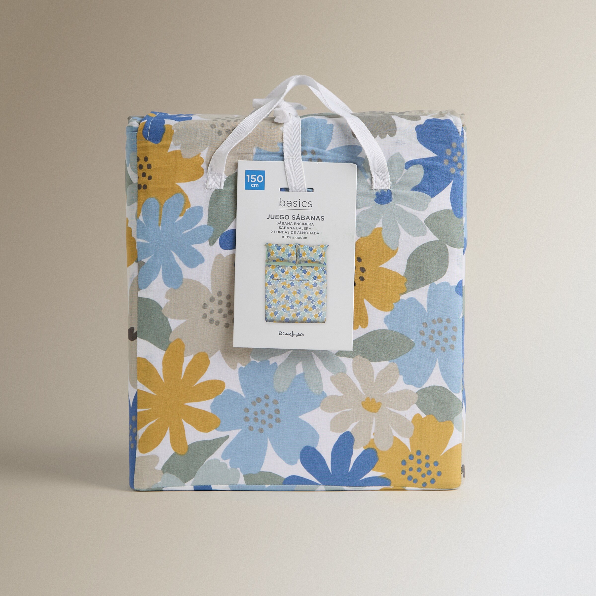 Conjunto de Lençóis com Lençol de Baixo em Algodão Finn Multicolor-7