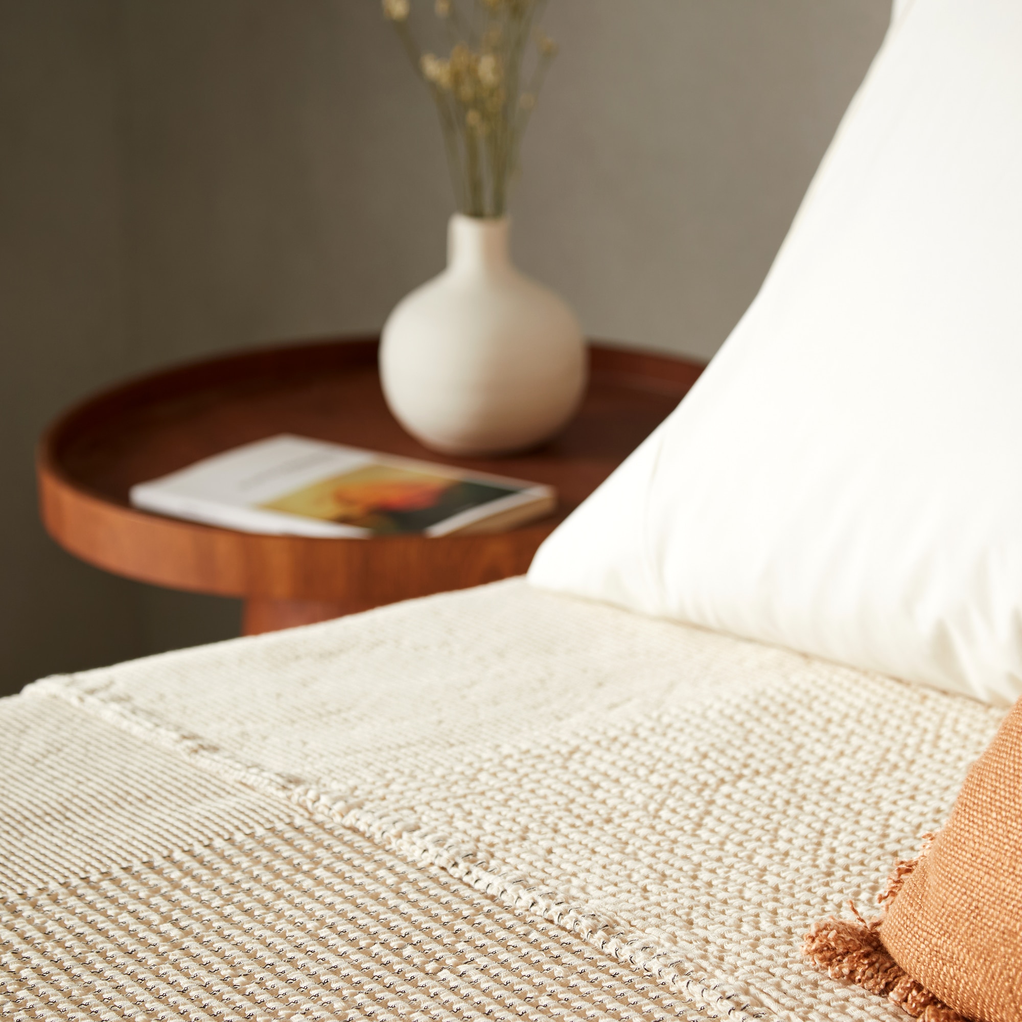 Colcha de Algodão Alive Natural-3