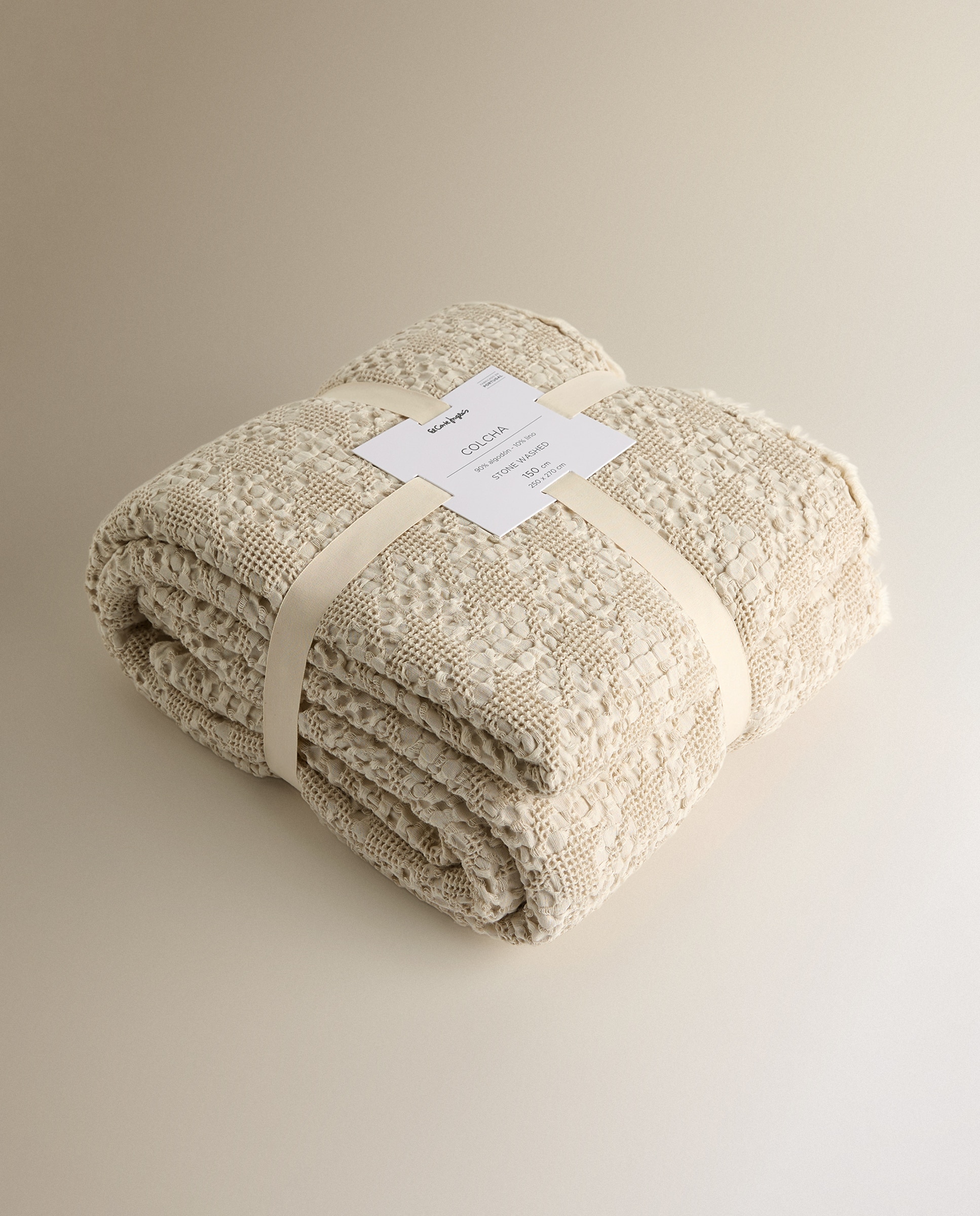 Imagen 5 de Colcha algodón Pauline - Lino Cama 135 cm Lino