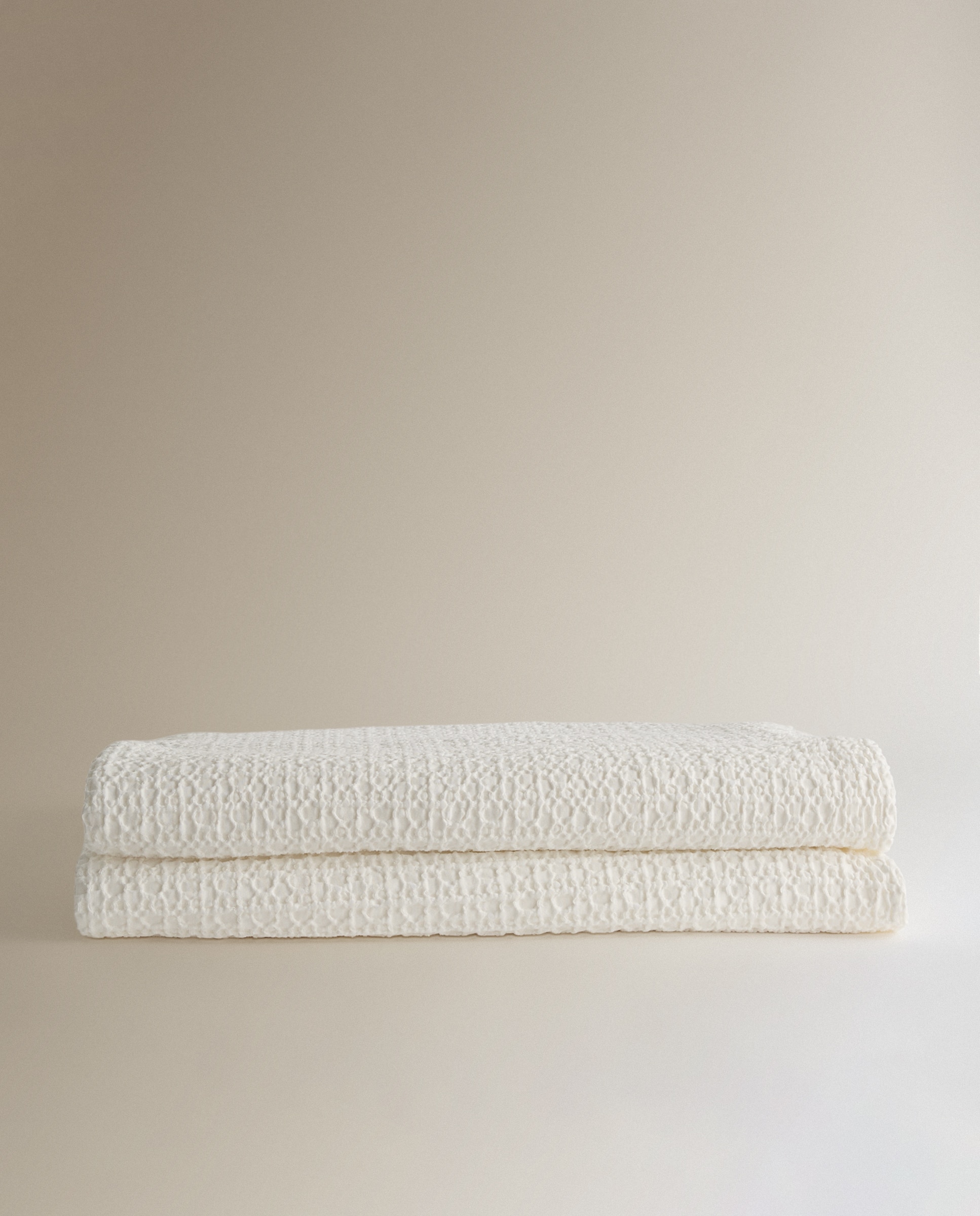 Colcha algodón Taylor - Blanco Cama 90 cm Blanco-4