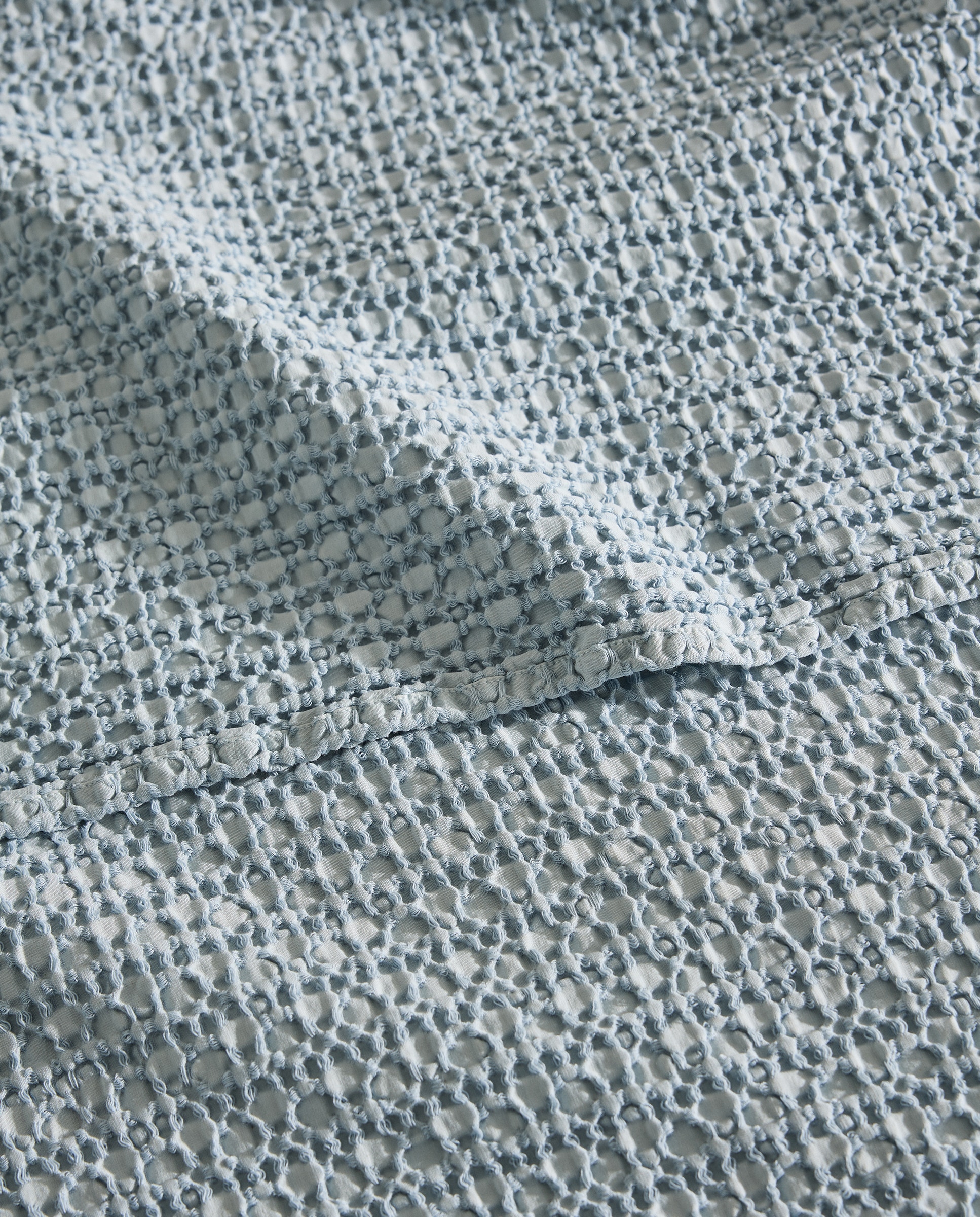 Colcha algodón Taylor - Azul Cama 135 cm Azul-2