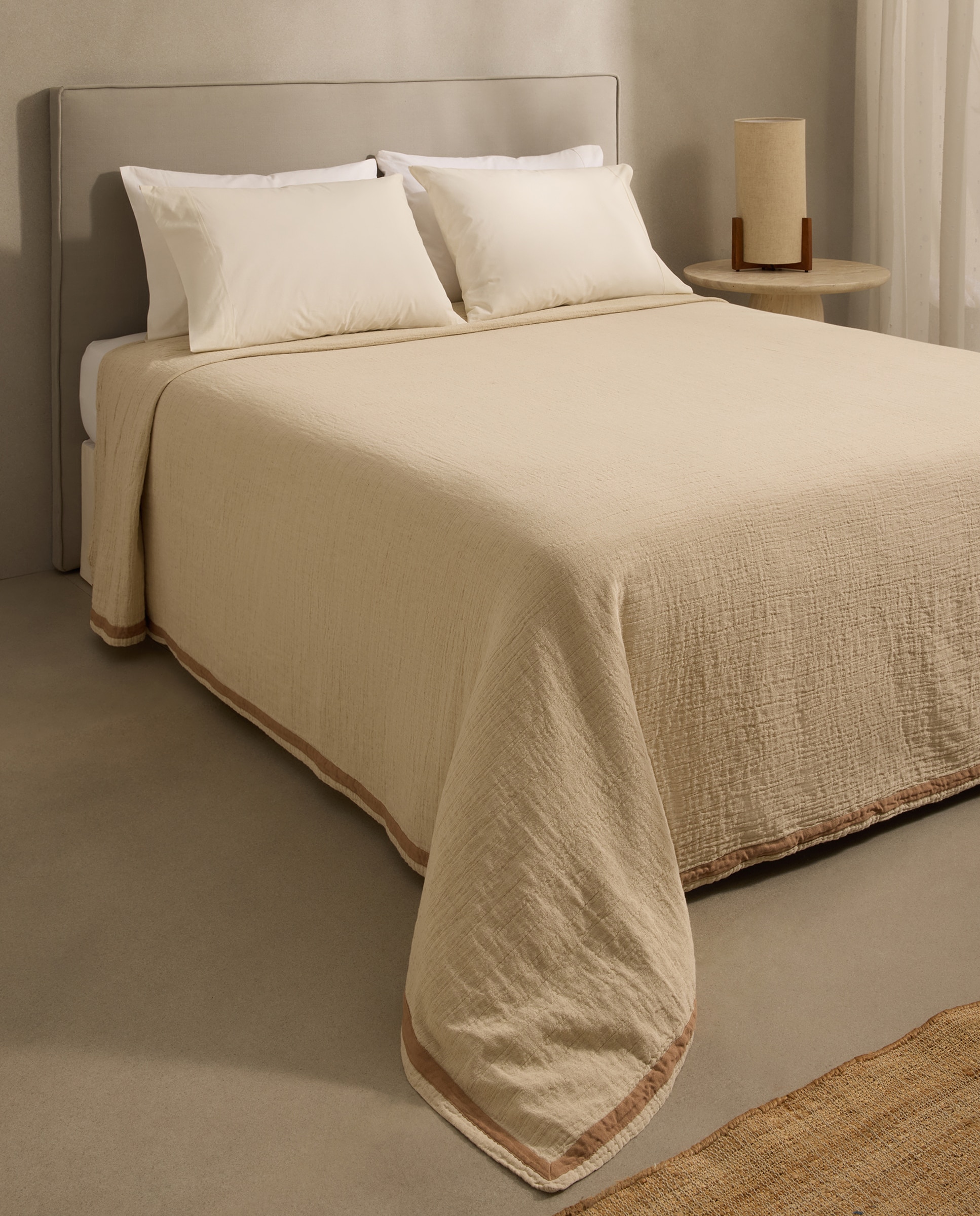 Colcha algodón y lino Soren Room - El Corte Inglés