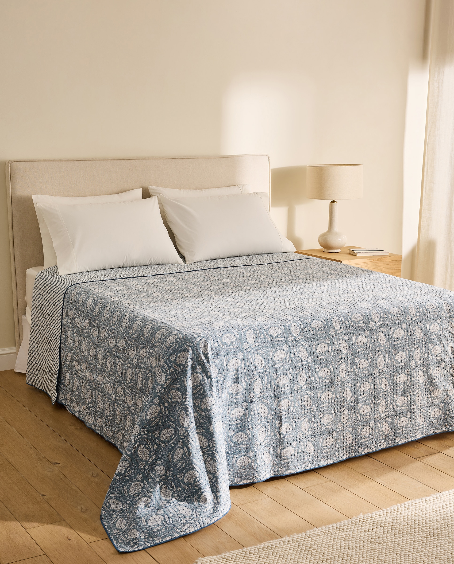 Colcha de Algodão Le Ciel Azul-1