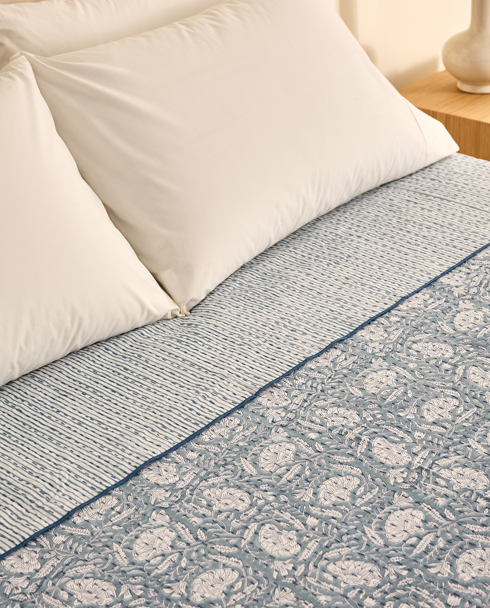 Colcha de Algodão Le Ciel Azul-2